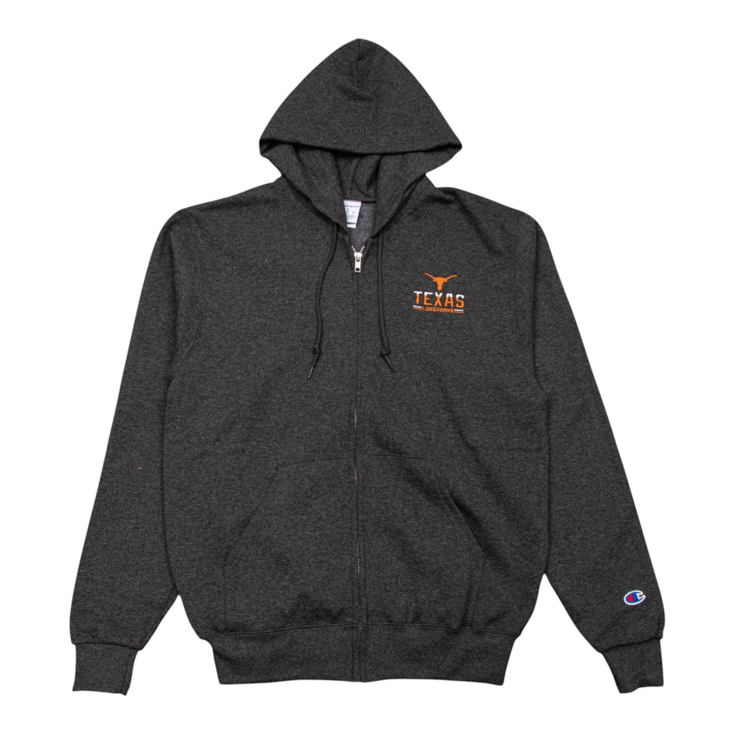 Champion Texas Longhorns Two Tone Spellout Full-Zip Fleece