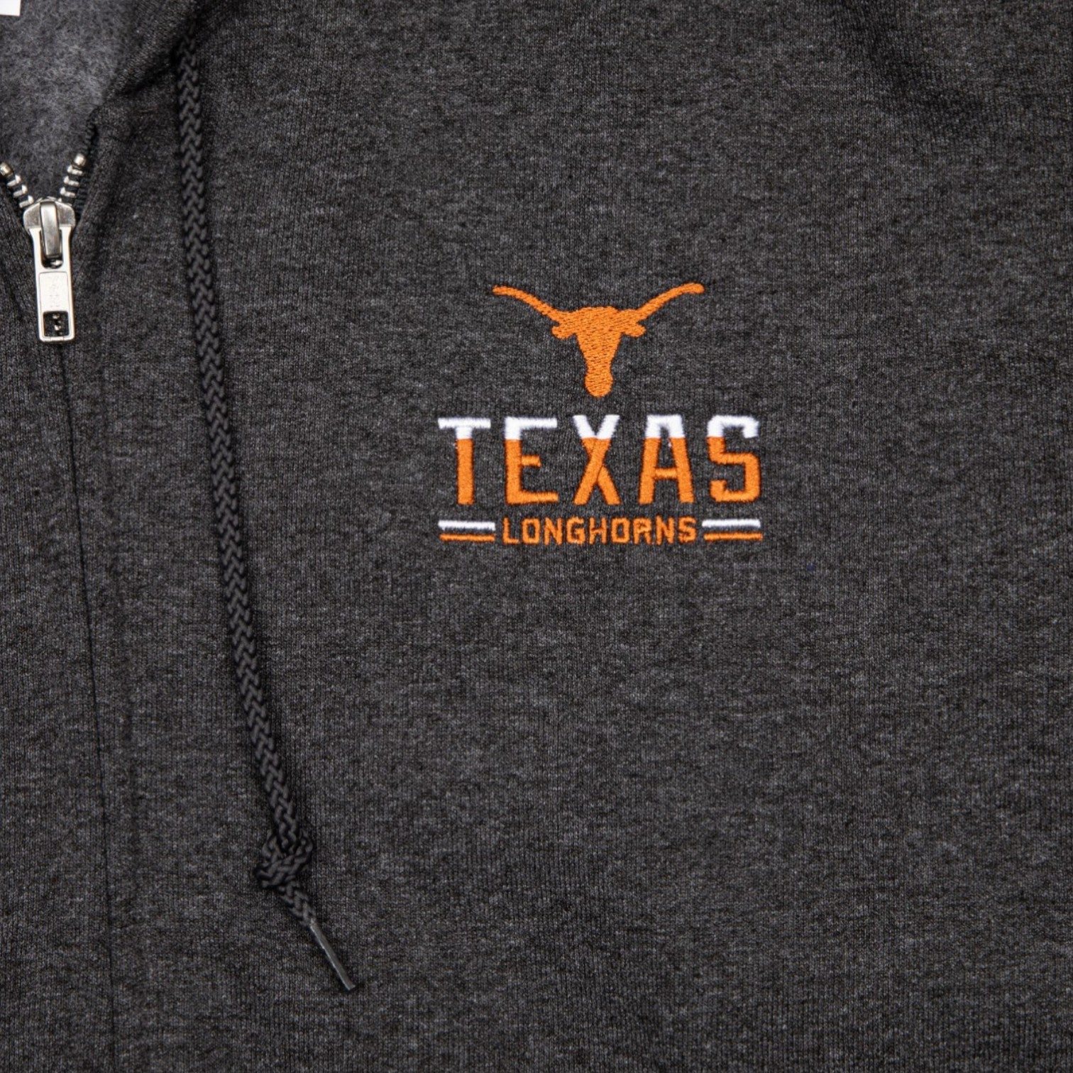 Champion Texas Longhorns Two Tone Spellout Full-Zip Fleece