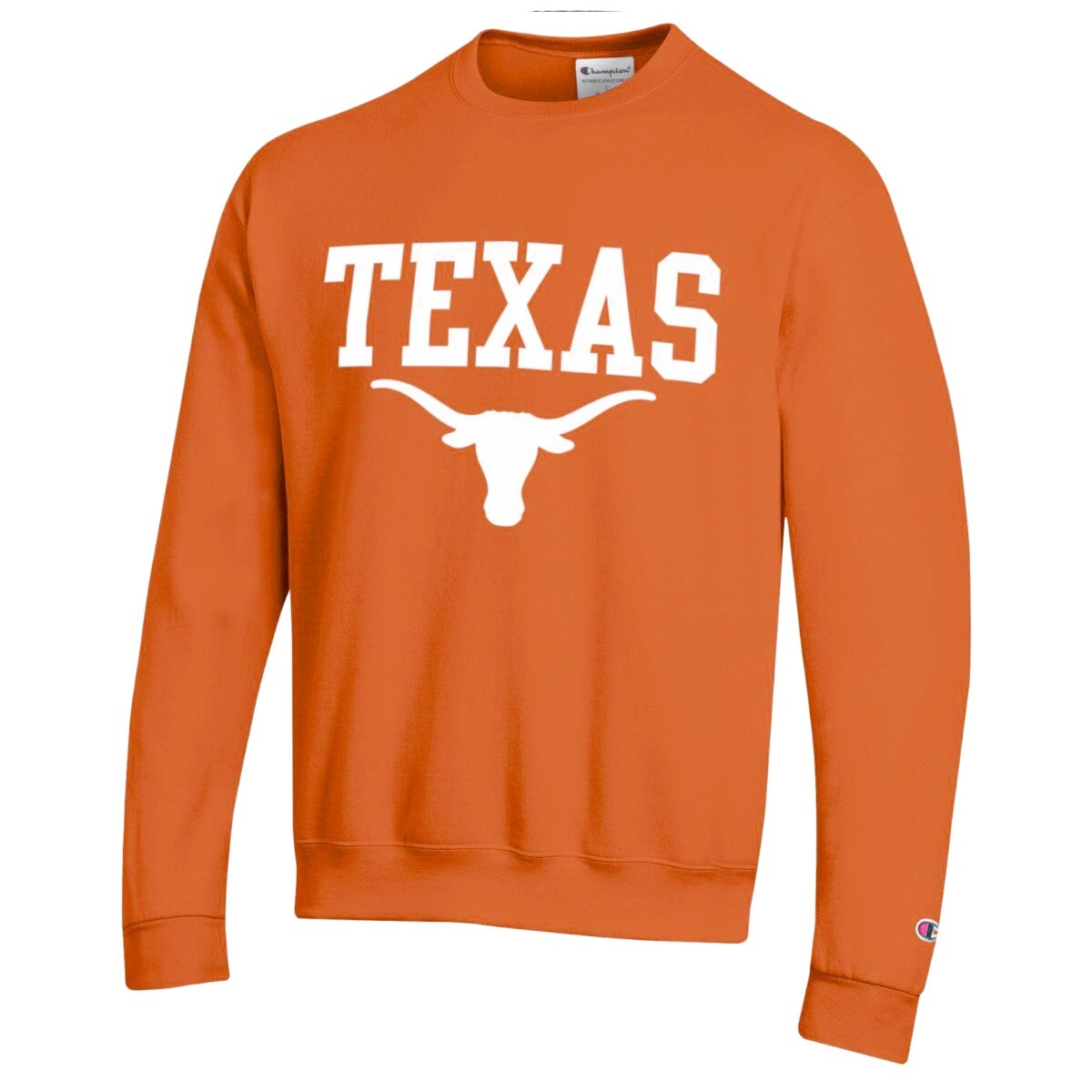 Champion Texas Longhorns Slab Crew Sweatshirt
