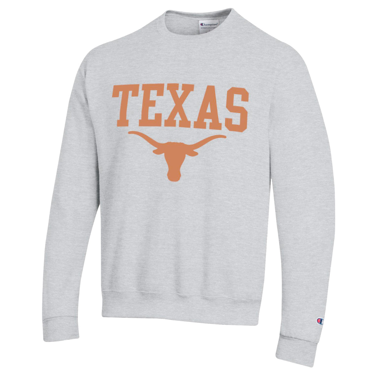 Champion Texas Longhorns Slab Crew Sweatshirt