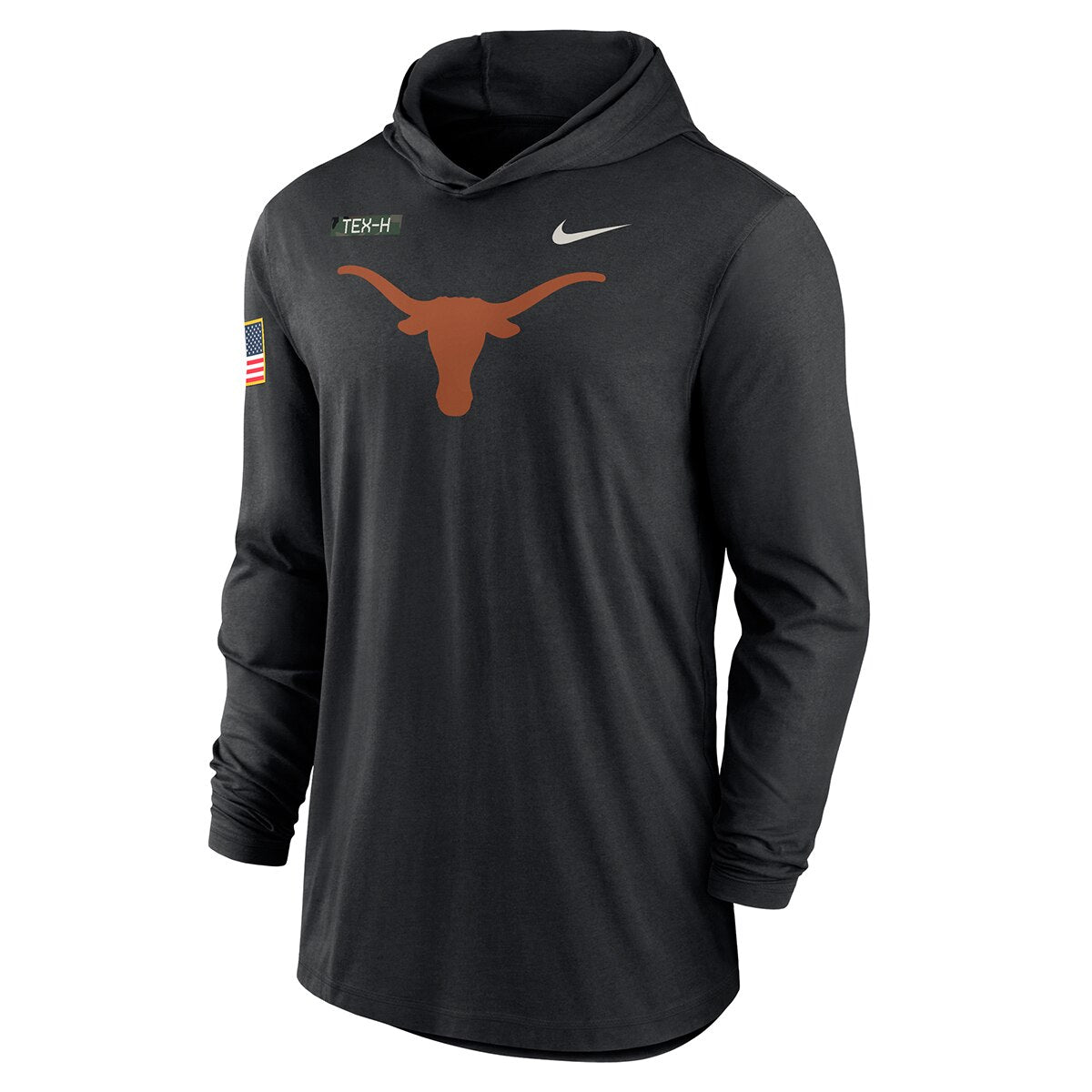 Nike Texas Longhorns 2024 Military Appreciation Performance Hoodie Tee