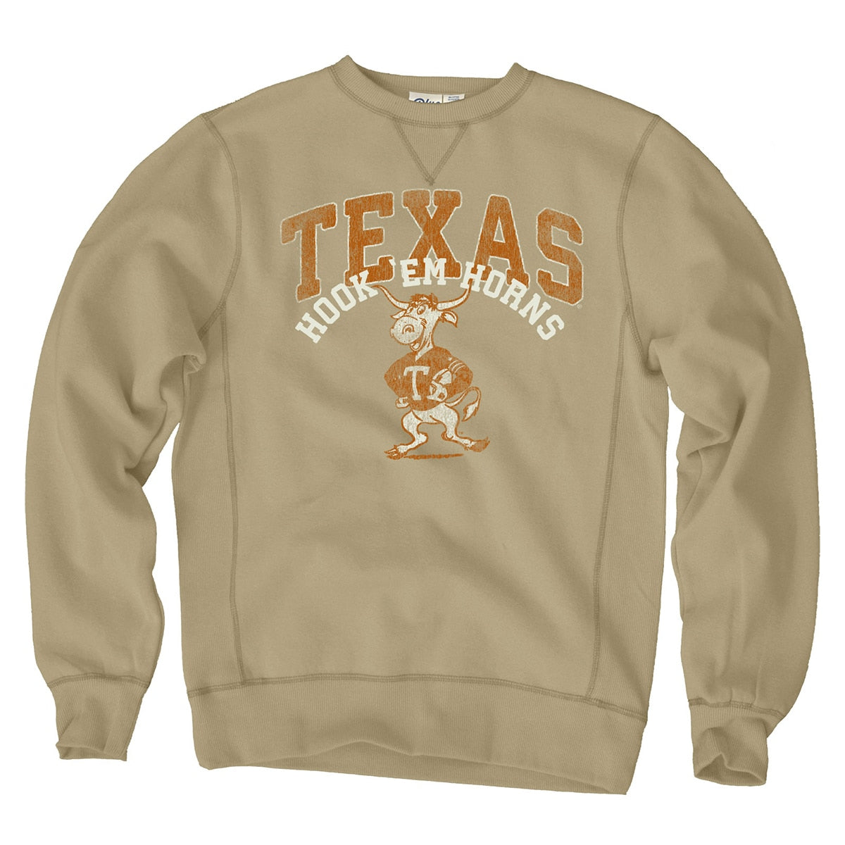 Texas Longhorns Vault Hook 'Em Horns Fleece Crew