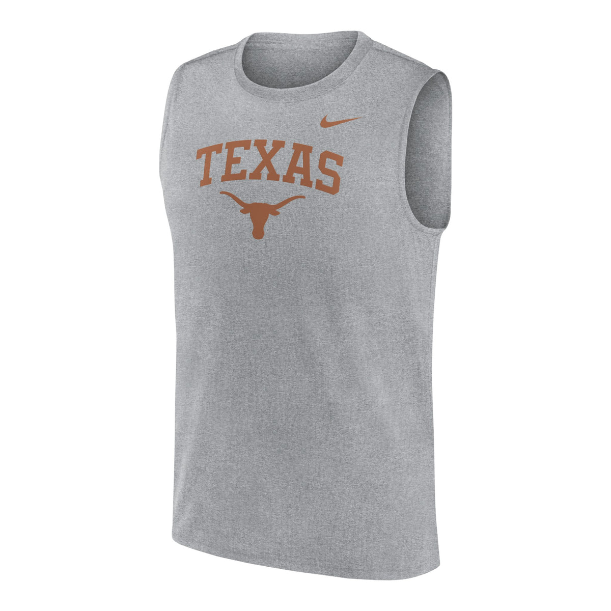 Nike Texas Longhorns Arch Logo Legend Muscle Tank Gray