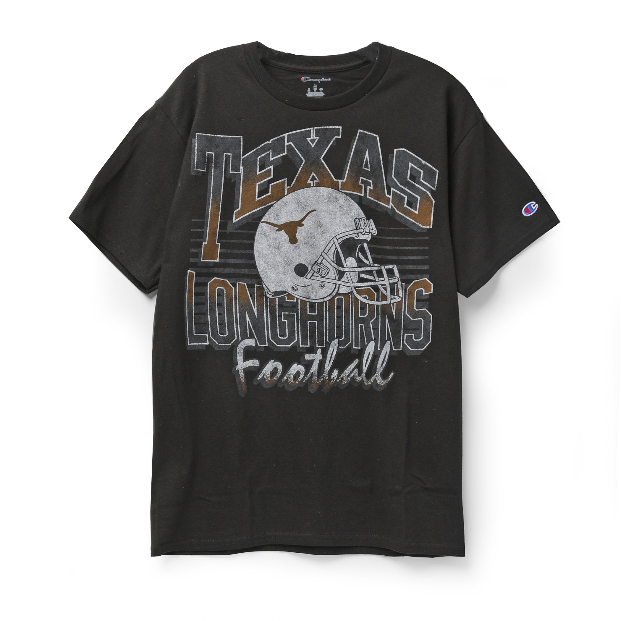 Champion Texas Longhorns Arch Texas Helmet Football Tee