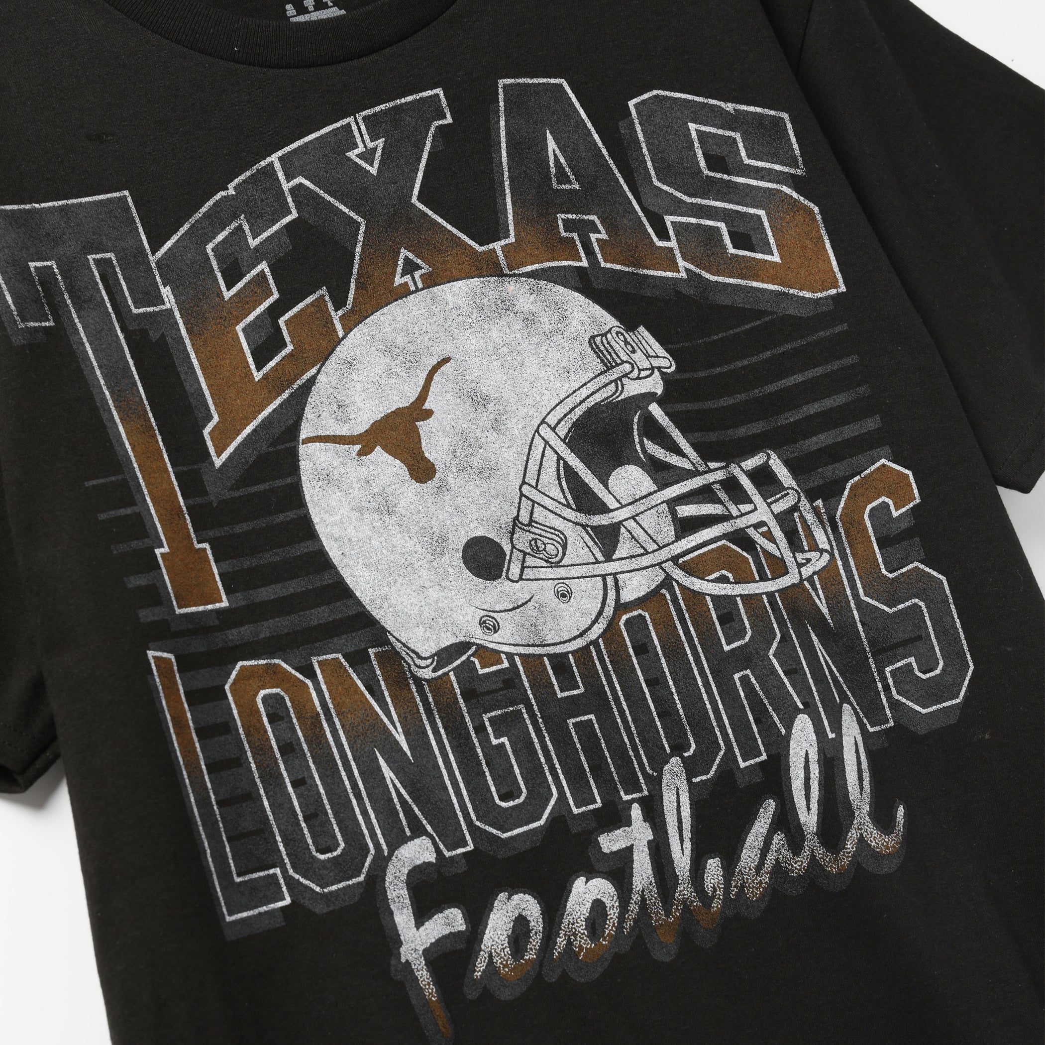 Champion Texas Longhorns Arch Texas Helmet Football Tee