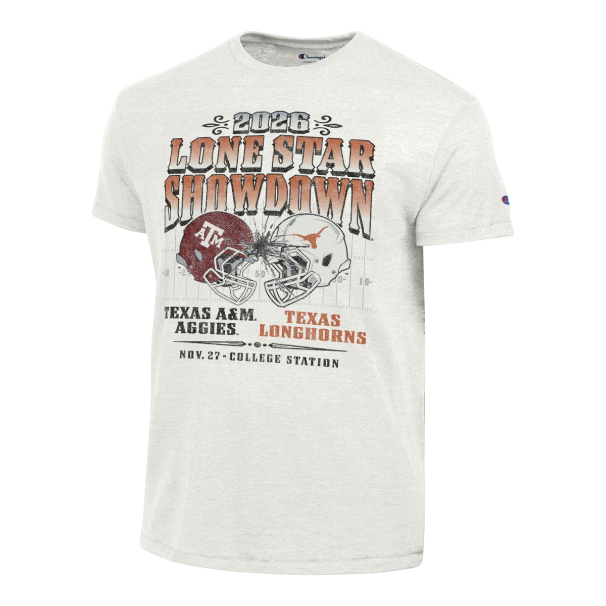 Champion Texas Longhorns Dueling Helmets Short Sleeve Tee