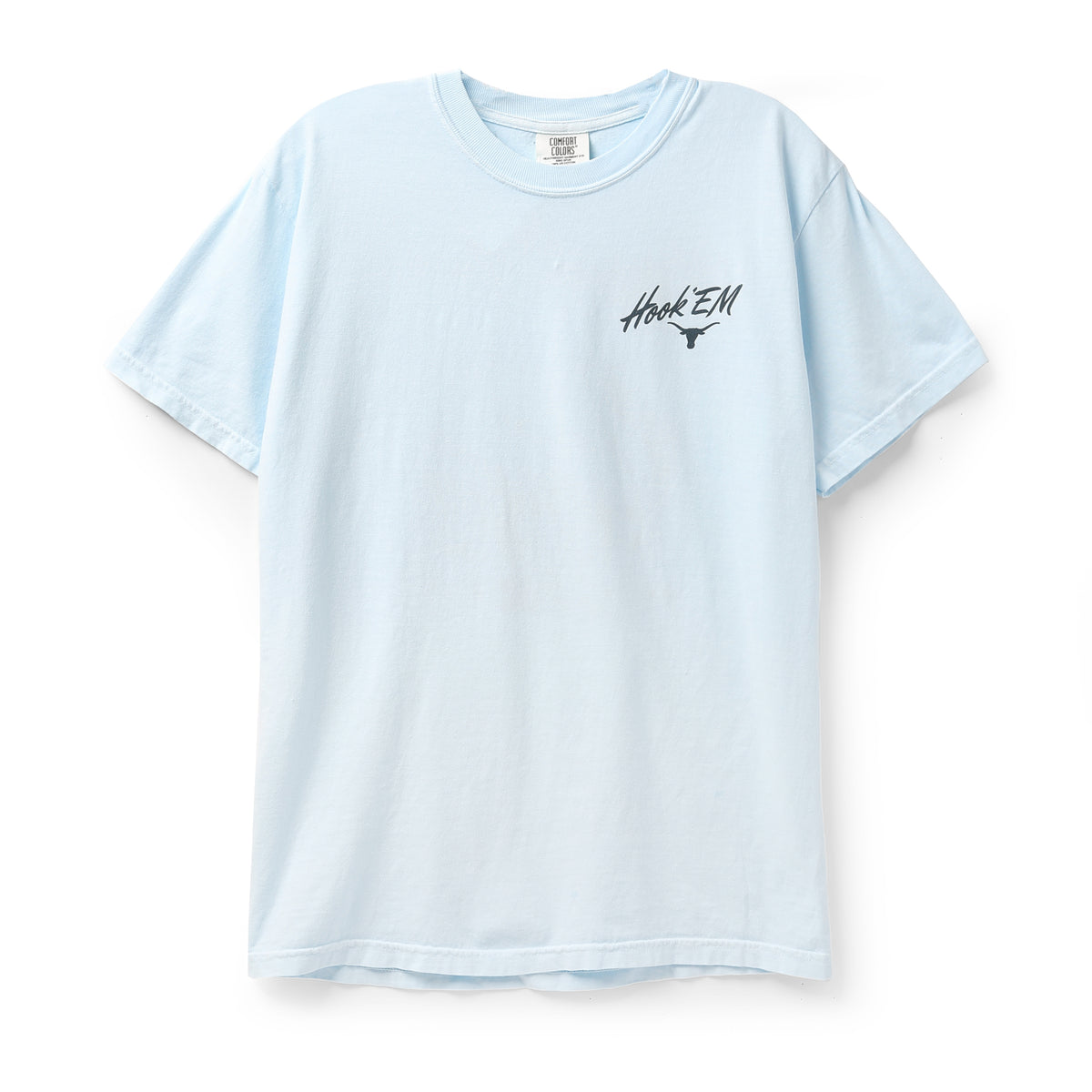 Texas Longhorns Comfort Colors Reel Southern Style Fish Short Sleeve Tee