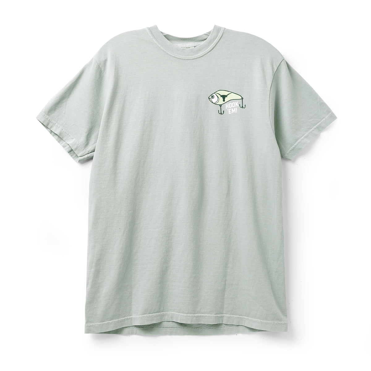 Texas Longhorns Comfort Colors Fishing Lures Hook 'Em Short Sleeve Tee