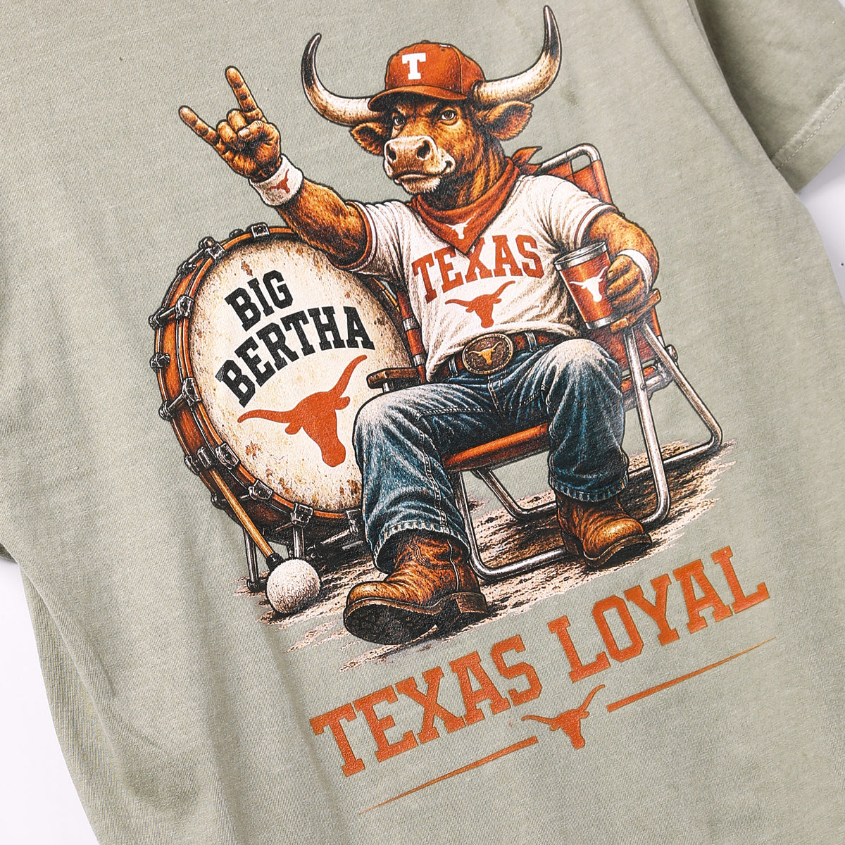 Texas Longhorns Comfort Colors Texas Loyal Short Sleeve Tee