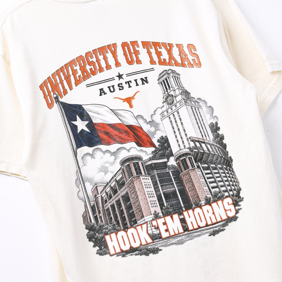 Texas Longhorns Comfort Colors DKR Pen & Ink Short Sleeve Tee