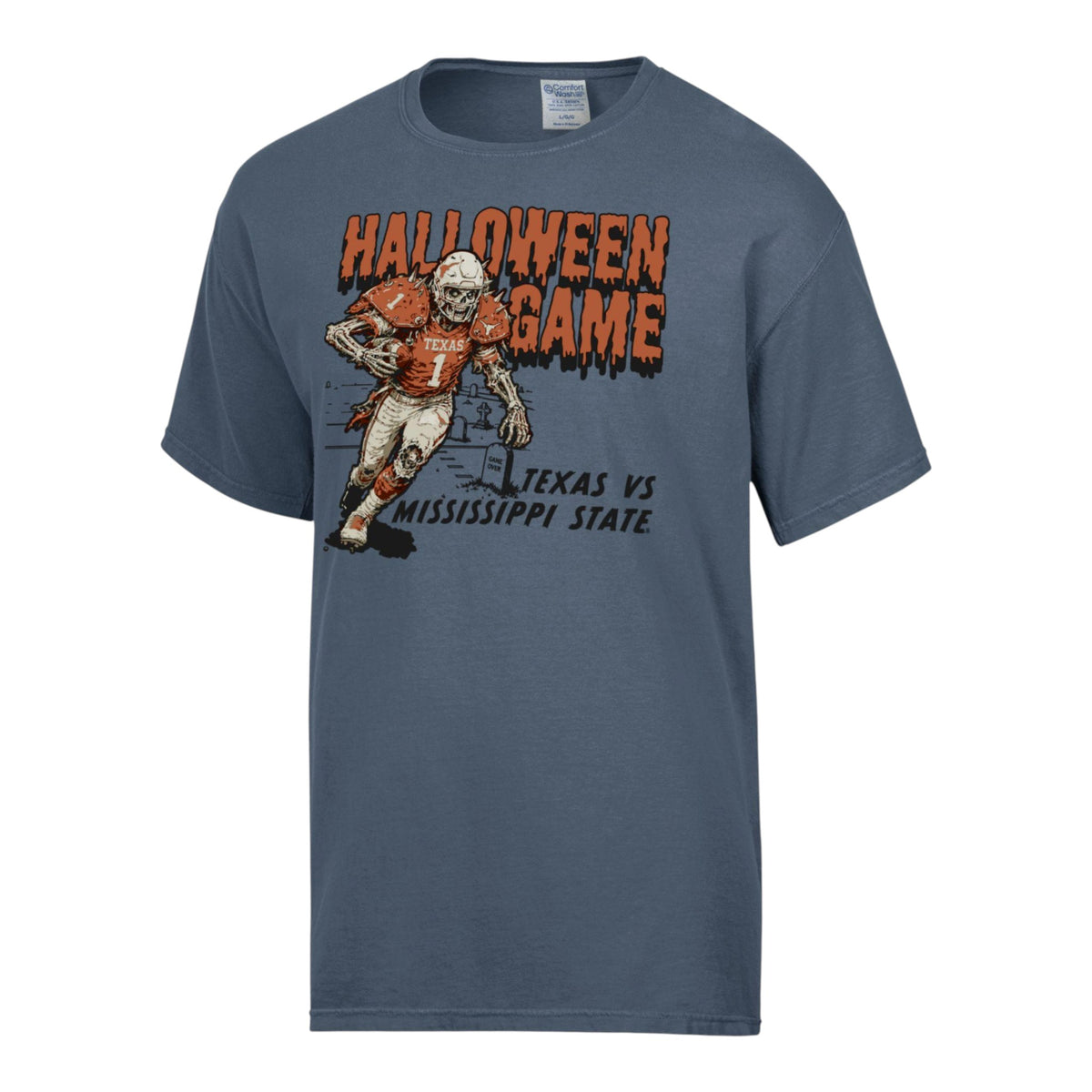 Texas Longhorns Halloween Game ComfortWash Tee