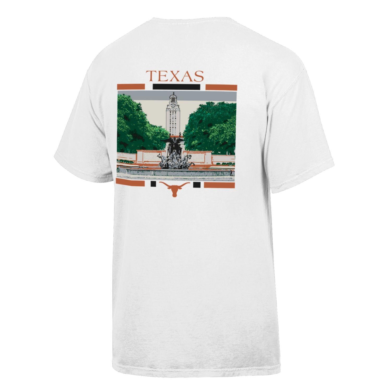 University of Texas Tower & Fountain ComfortWash Tee