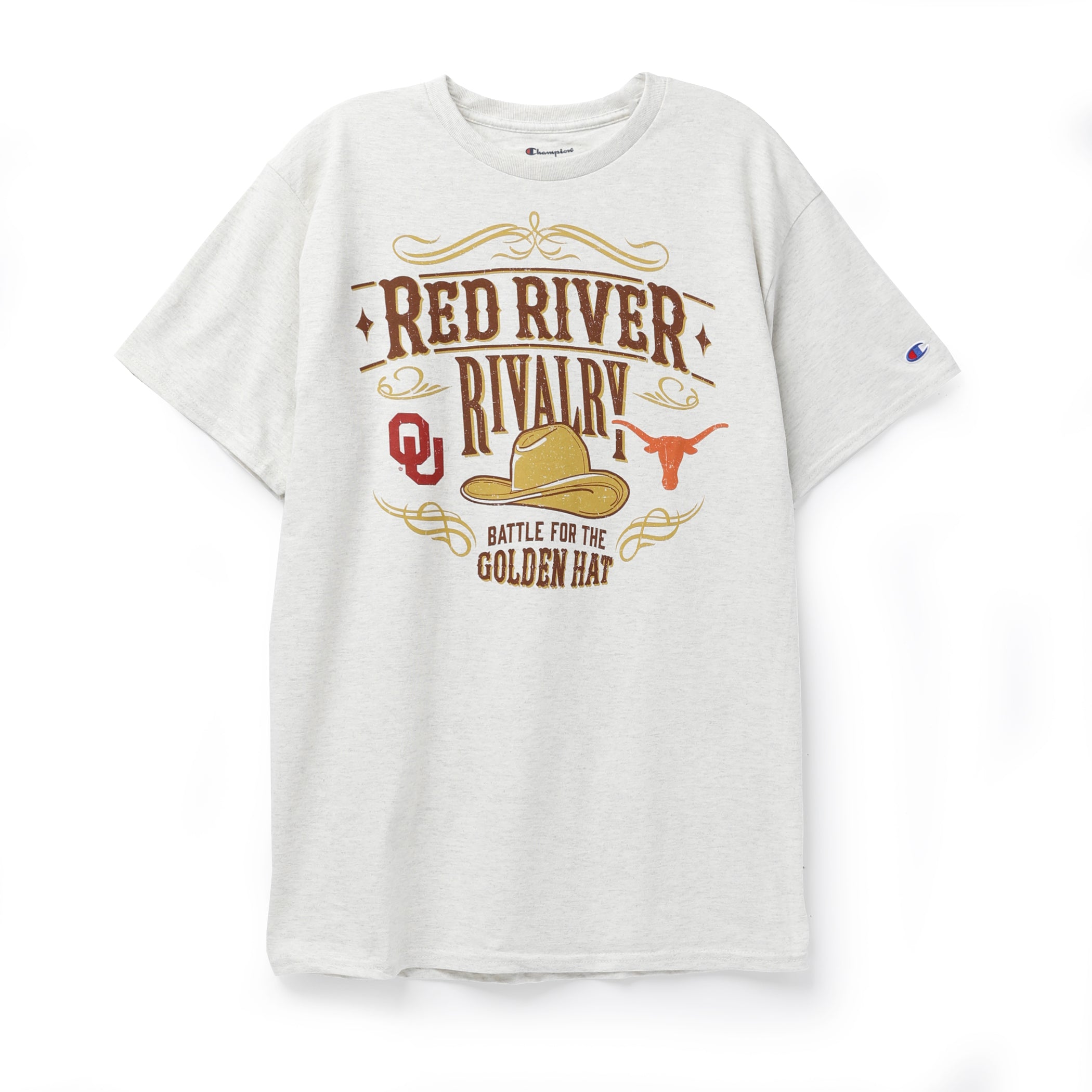 Champion Red River Rivalry Battle for the Golden Hat Tee