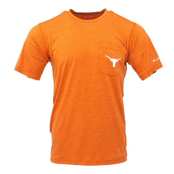 Columbia Texas Longhorns Tech Trail Pocket Tee – University