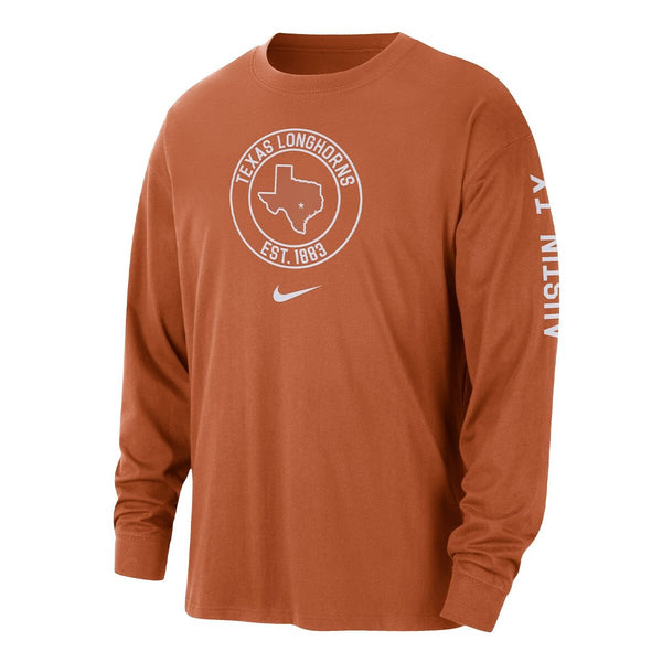 ウォームアップウェア NIKE Texas Longhorns Nike Texas Longhorns 1/4 Zip Training Top