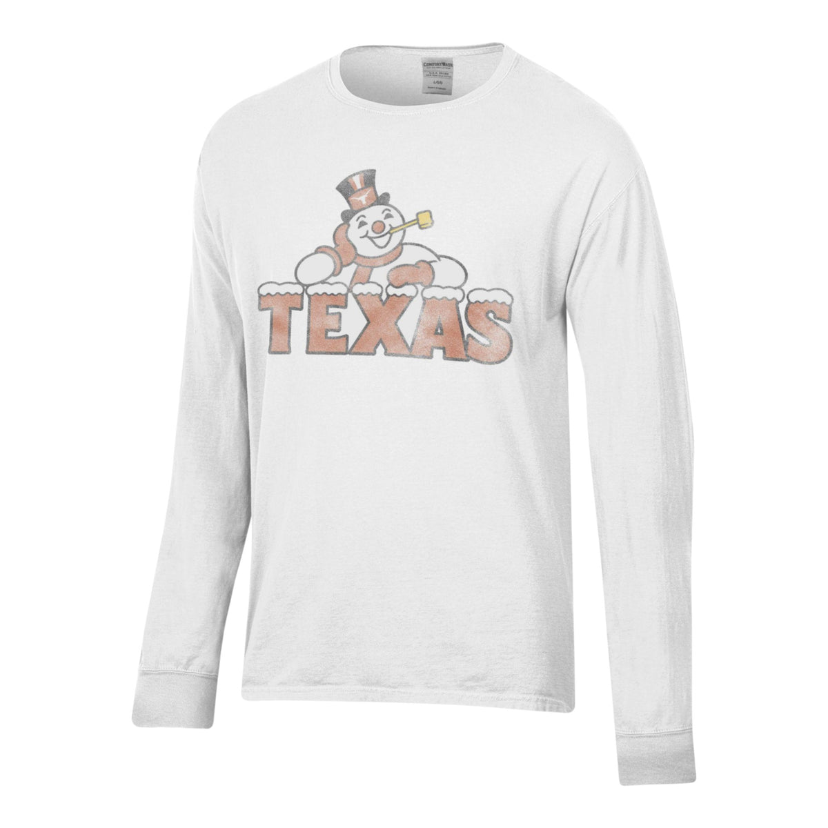 Texas Longhorns Frosty ComfortWash Long Sleeve Tee