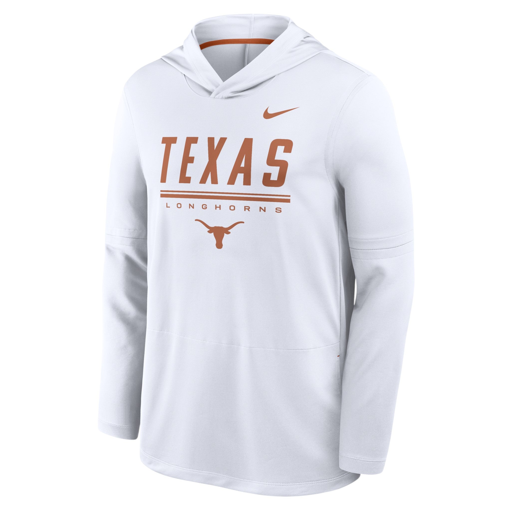Nike Texas Longhorns Sideline Lightweight Long Sleeve Hoodie Tee