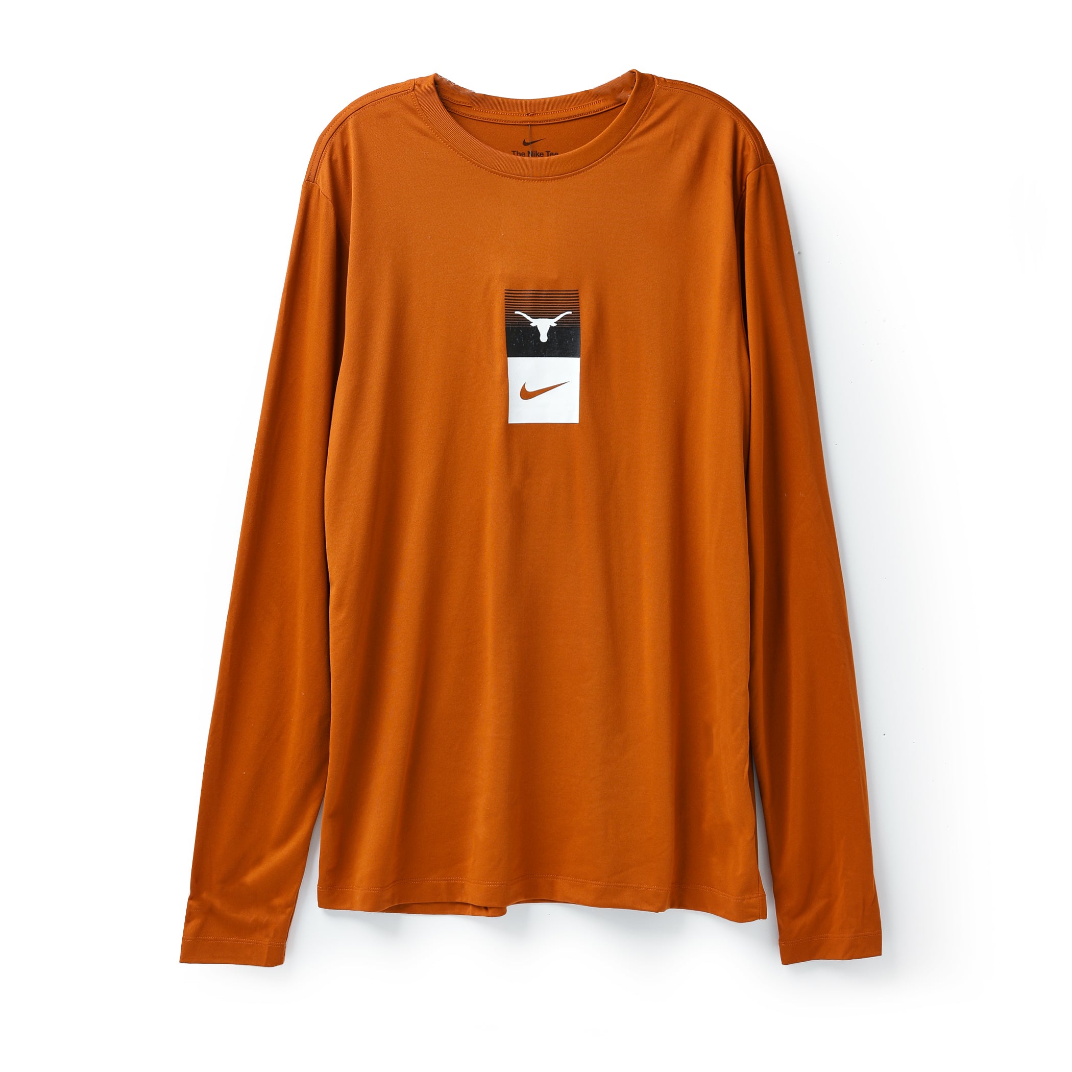 Nike Texas Longhorns Legend Stack Front and Back Long Sleeve Tee