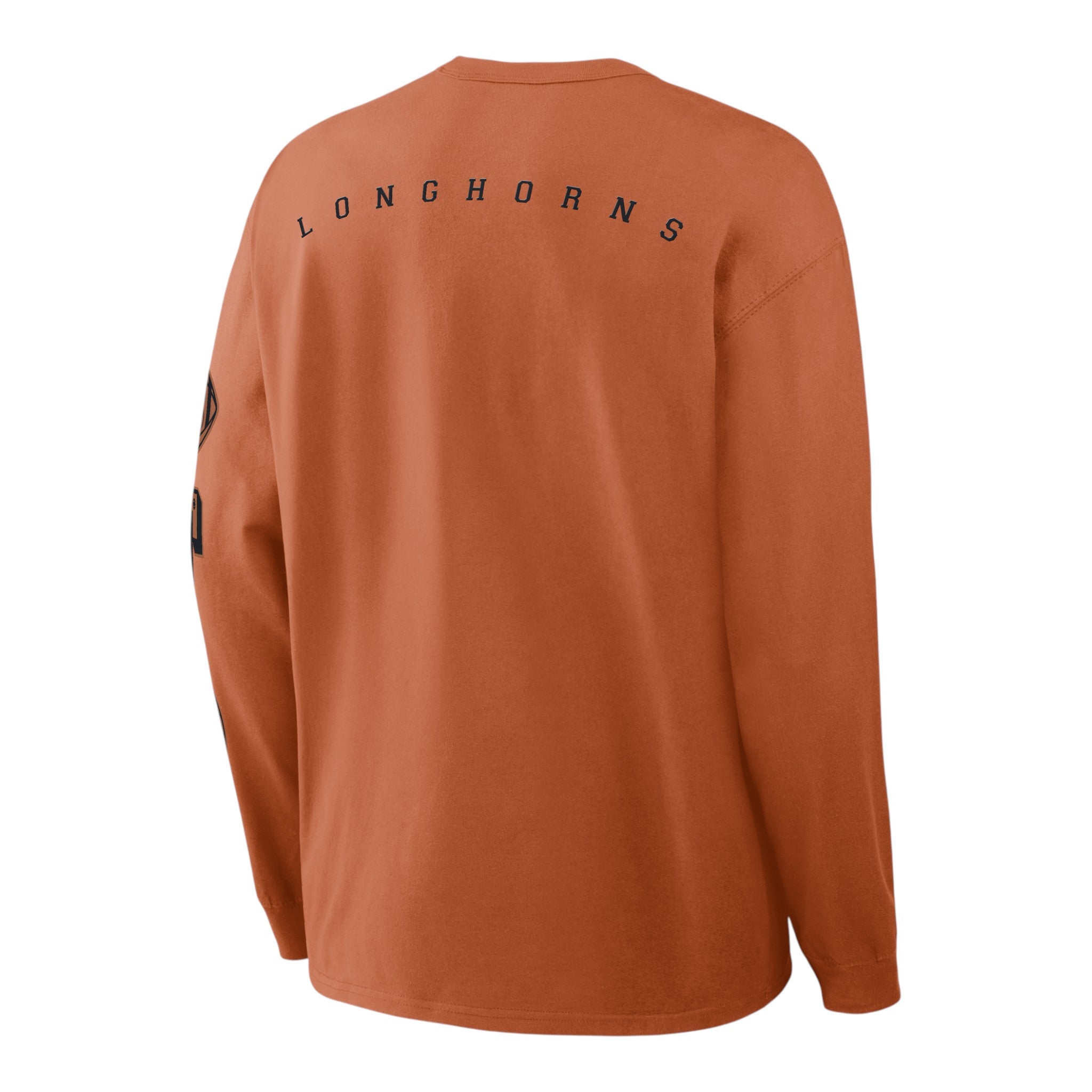 Nike Texas Longhorns Max90 Pocket with Sleeve Logos Long Sleeve Tee