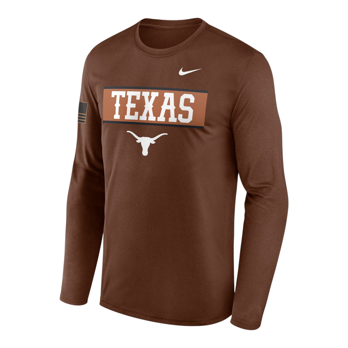 Nike Texas Longhorns Military Dri-Fit Long Sleeve Tee