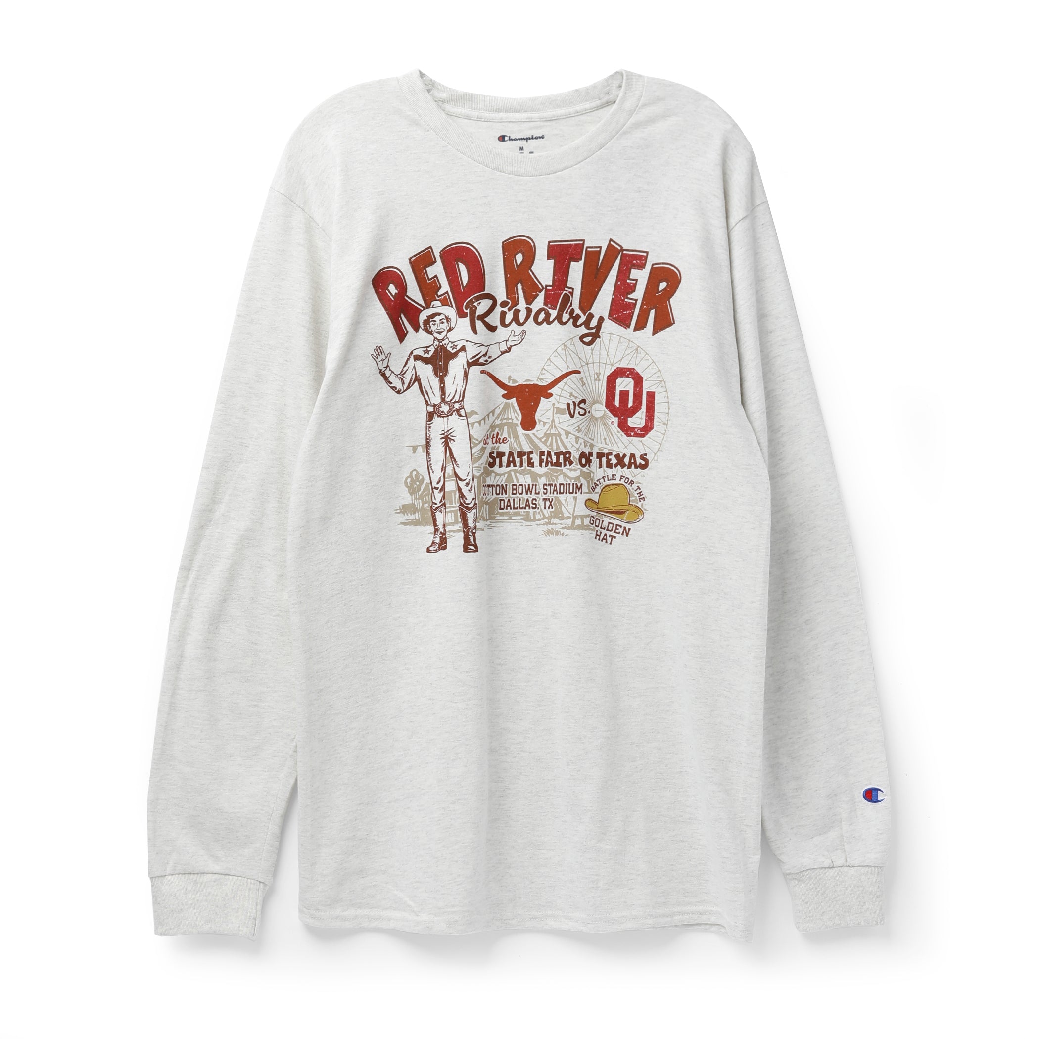 Champion Red River Rivalry Big Tex Long Sleeve Tee