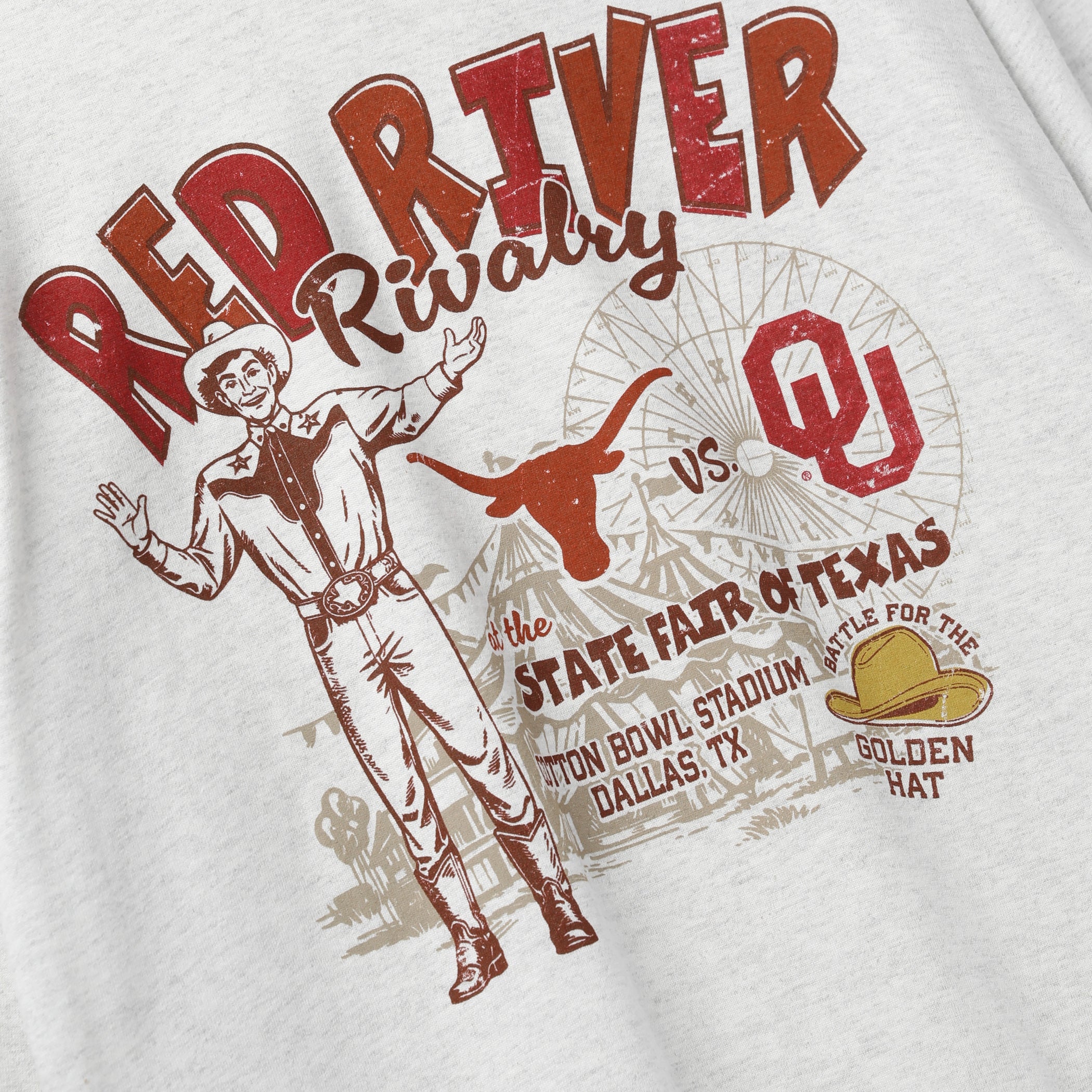 Champion Red River Rivalry Big Tex Long Sleeve Tee