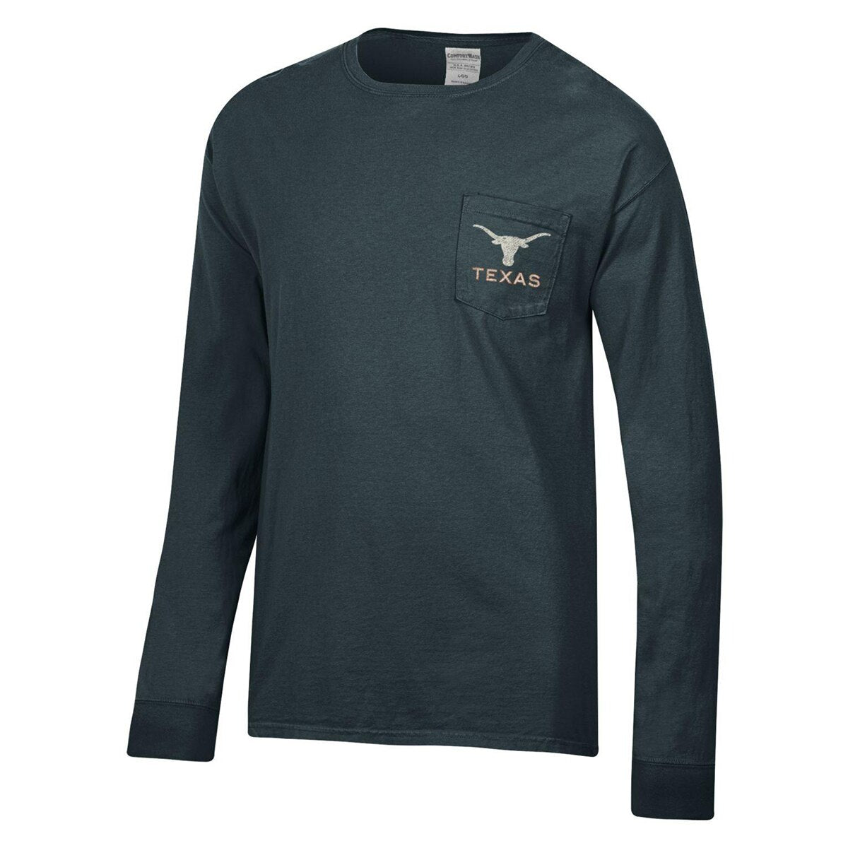 Texas Longhorns Everything ComfortWash Pocket Long Sleeve Tee