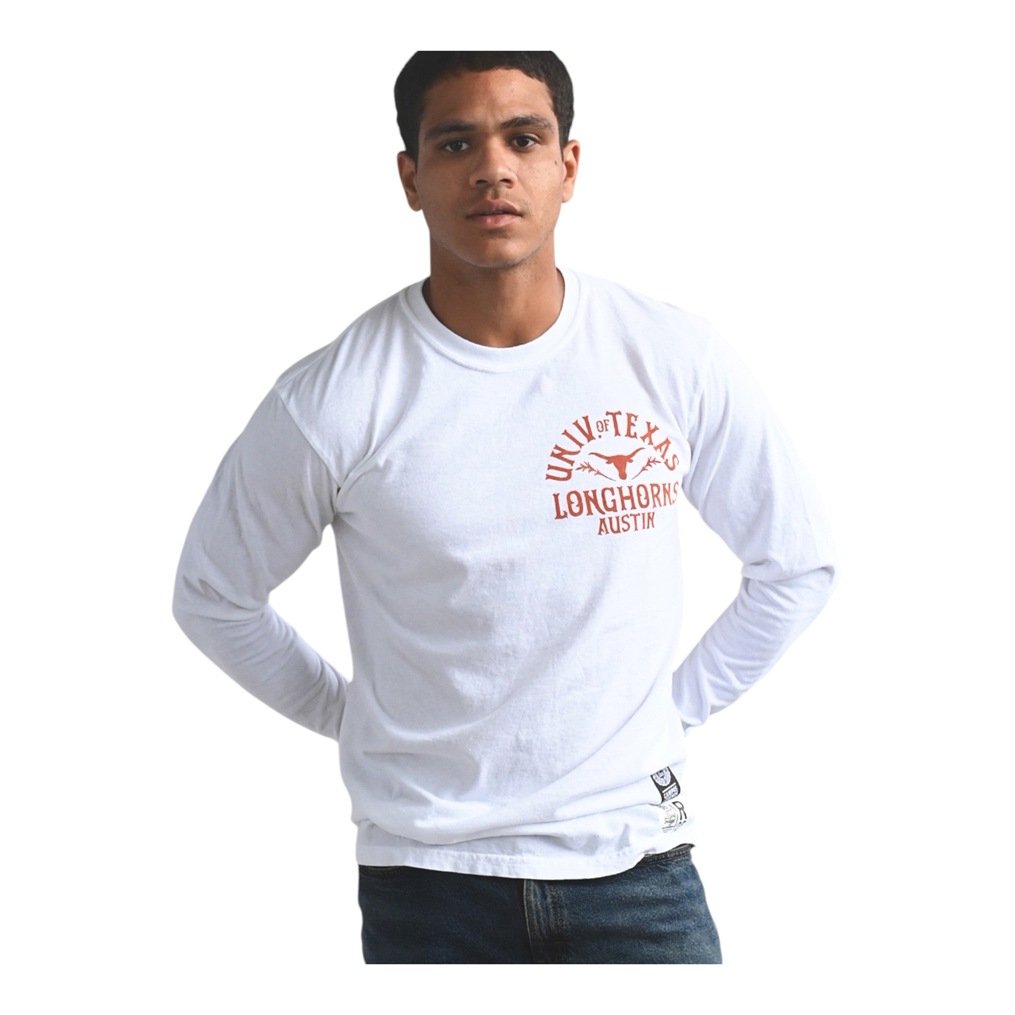 Texas Longhorns Hook' Em Long Sleeve Tee