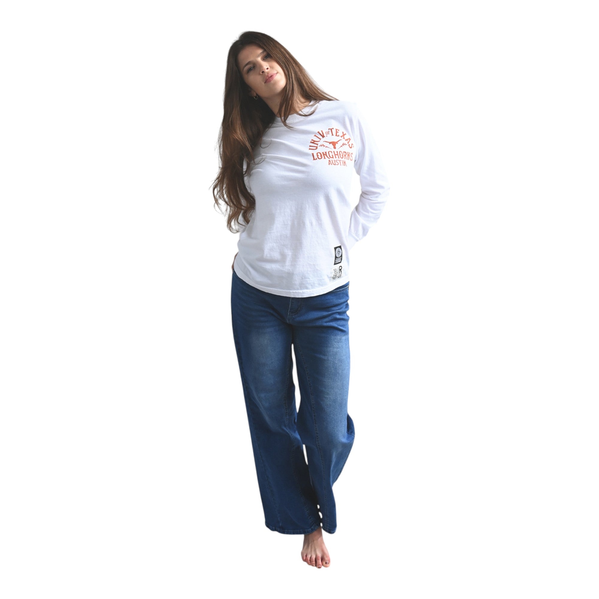 Texas Longhorns Hook' Em Long Sleeve Tee