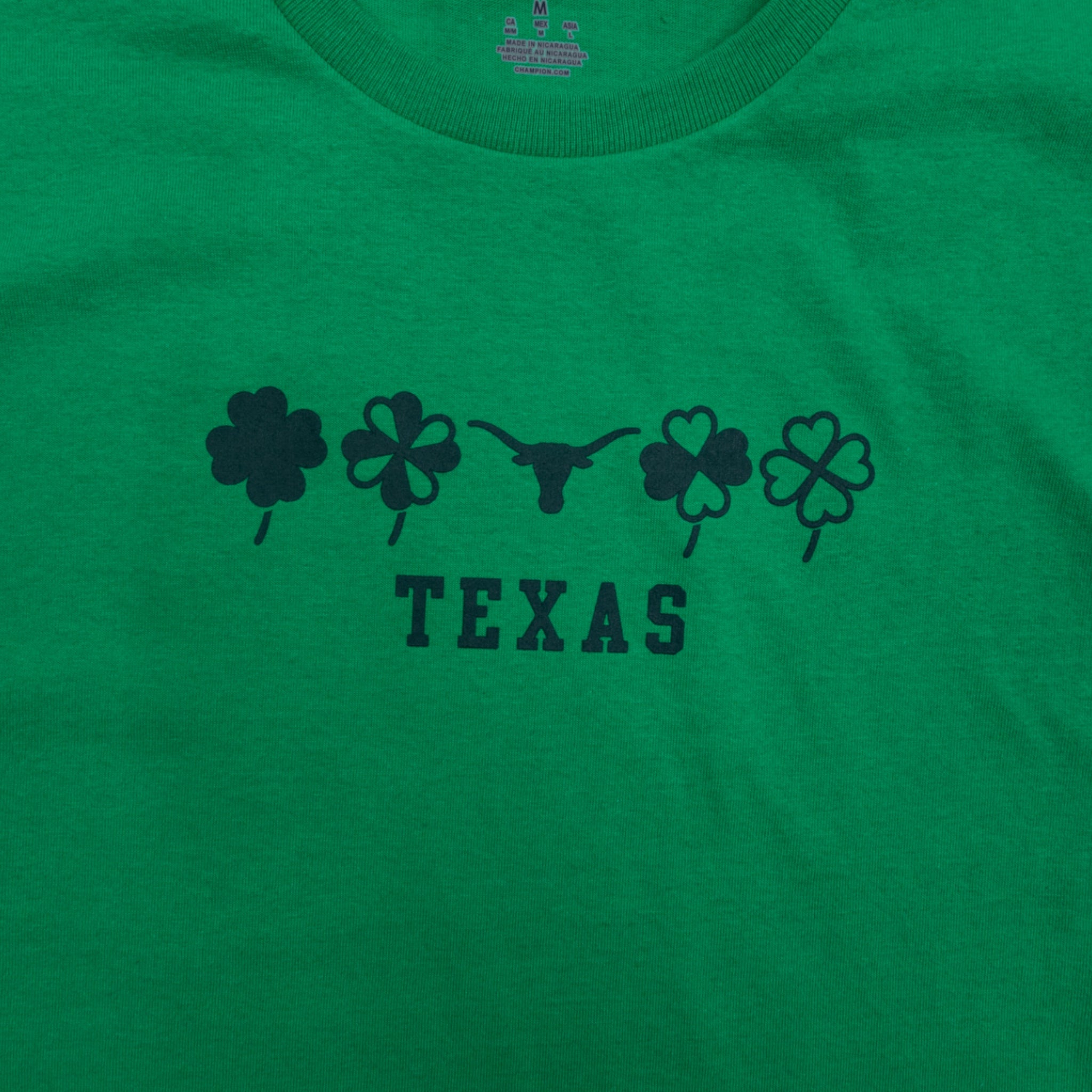 Champion Texas Longhorns St. Patrick's Day Tee Green