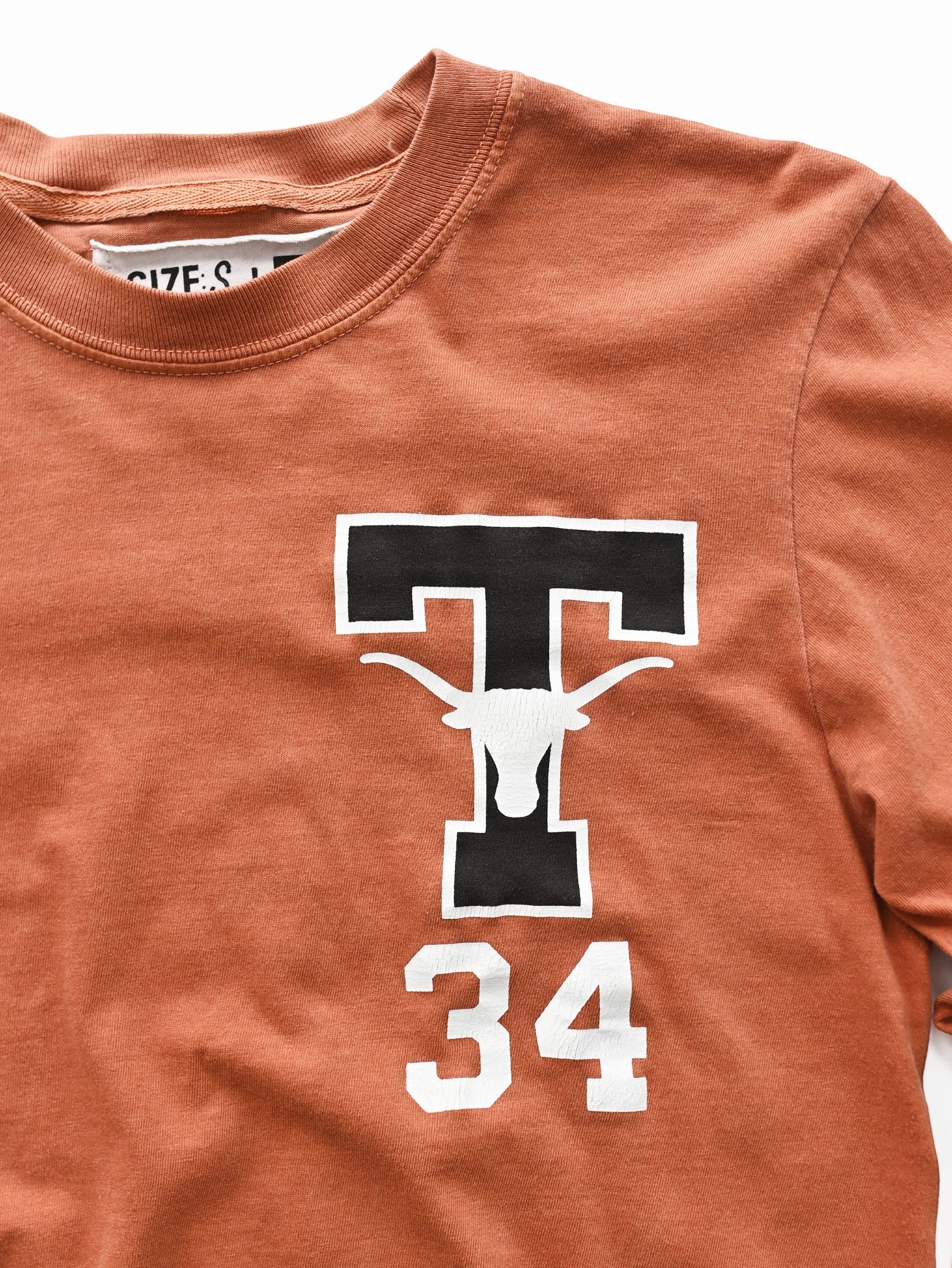 Roots of Fight Texas Longhorns Ricky Williams #34 Front and Back Long Sleeve Tee