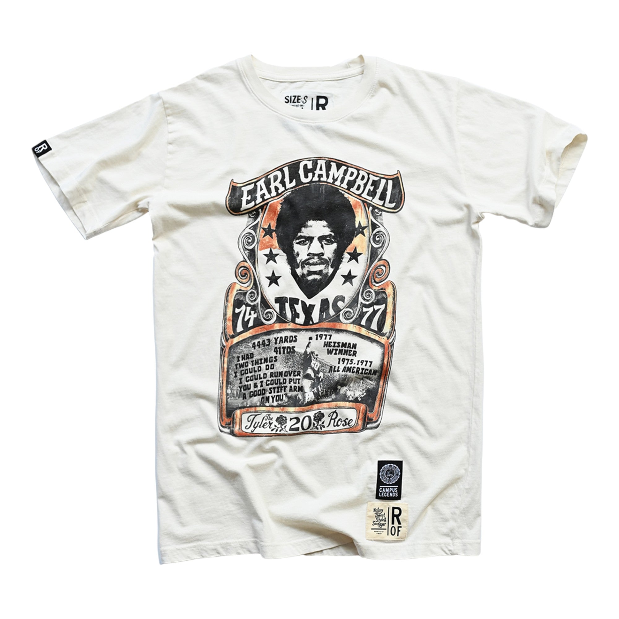 Texas Longhorns Earl Campbell Legacy Tee