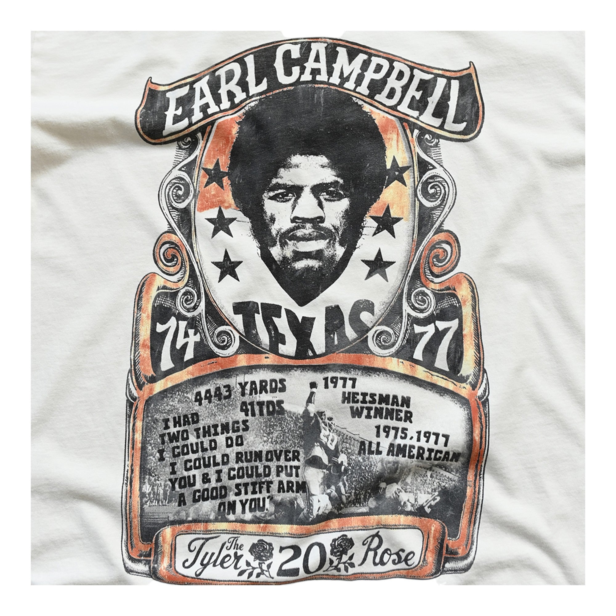 Texas Longhorns Earl Campbell Legacy Tee