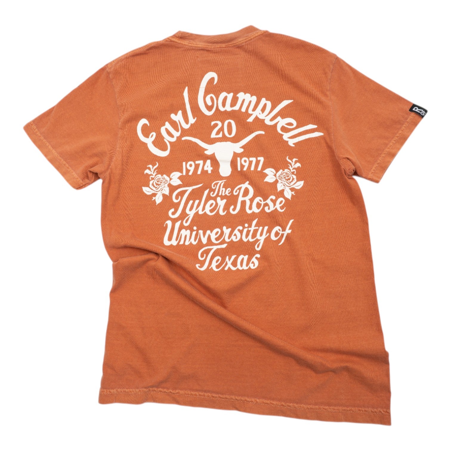 Texas Longhorns Earl Campbell Tyler Rose Tee