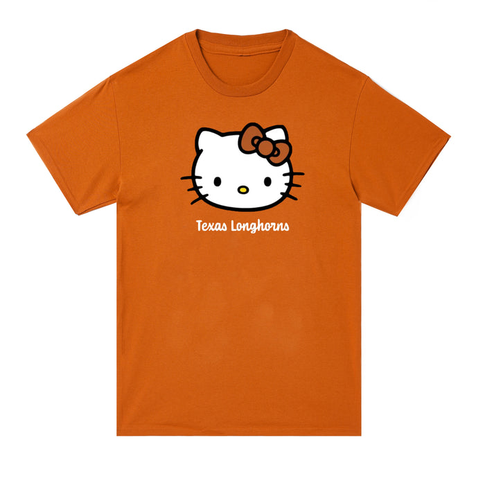 Texas Longhorns Hello Kitty Bow Out Tee