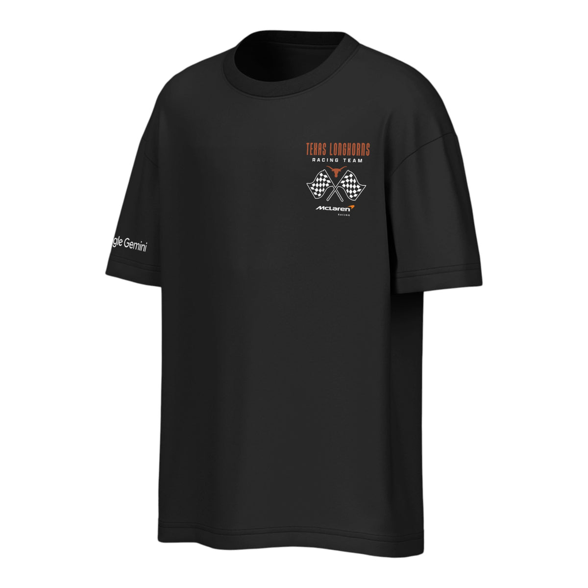 Texas Longhorns McLaren Bevo in Helmet Short Sleeve Tee 