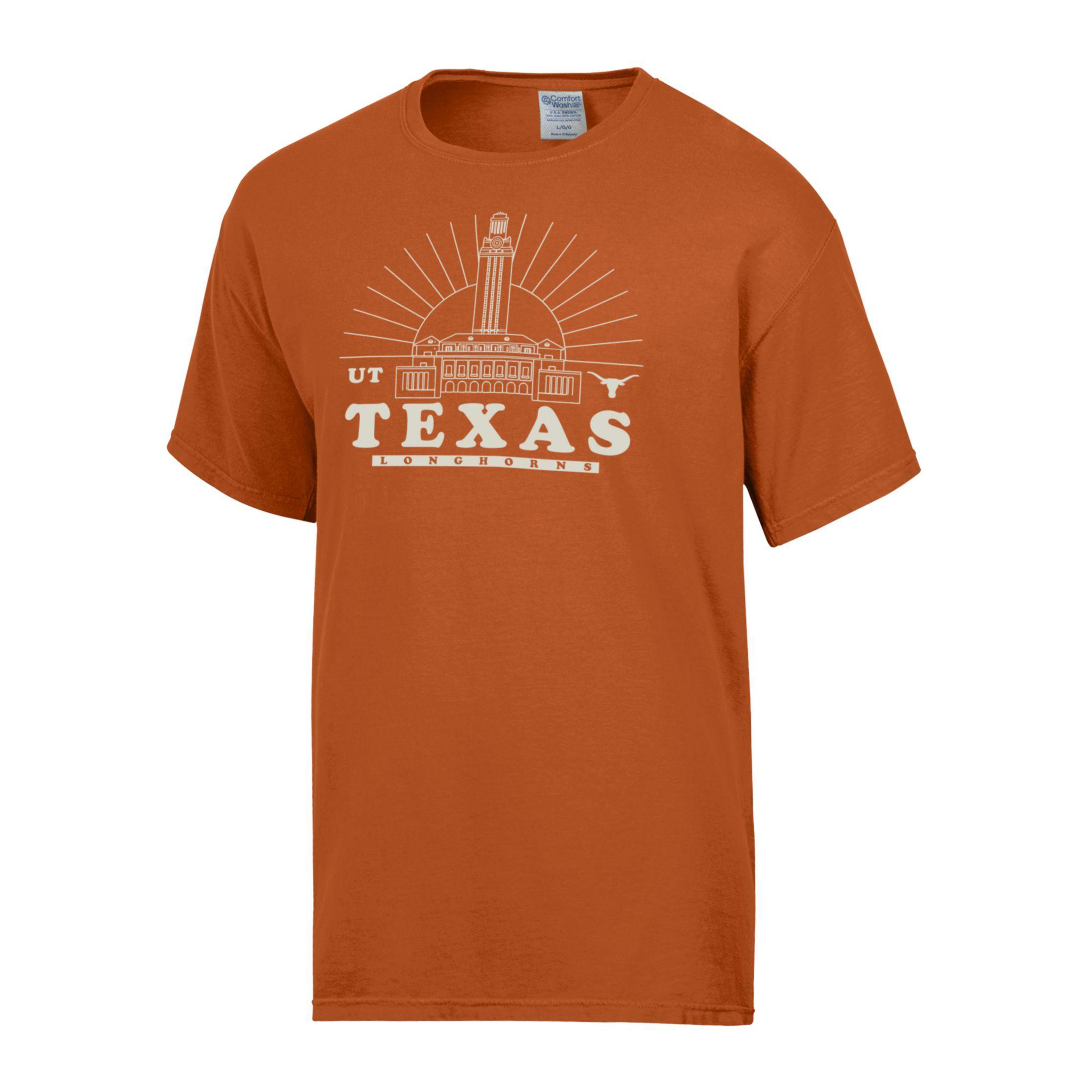 Texas Longhorns Sunny UT Tower ComfortWash Tee