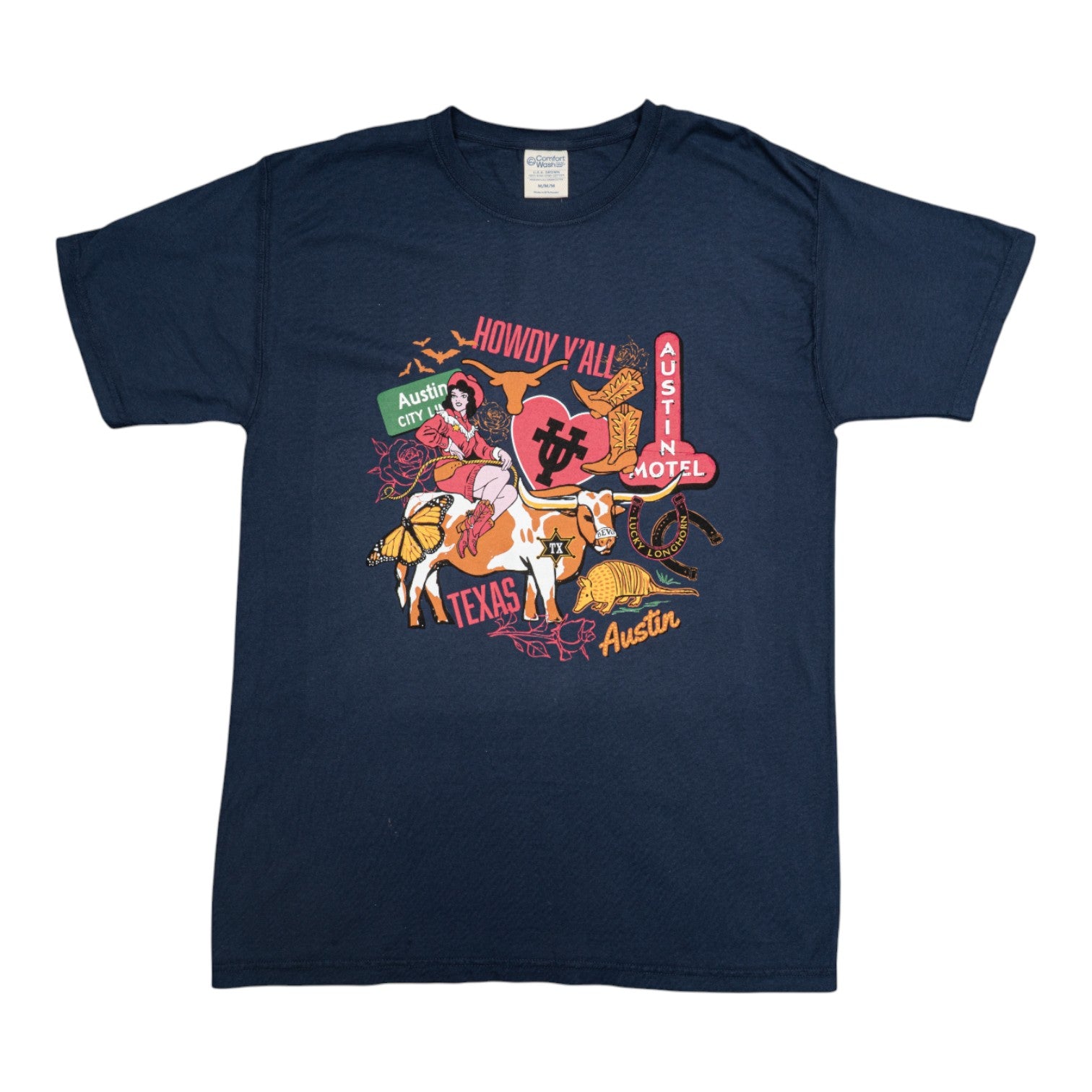 Texas Longhorns Austin Icons ComfortWash Tee