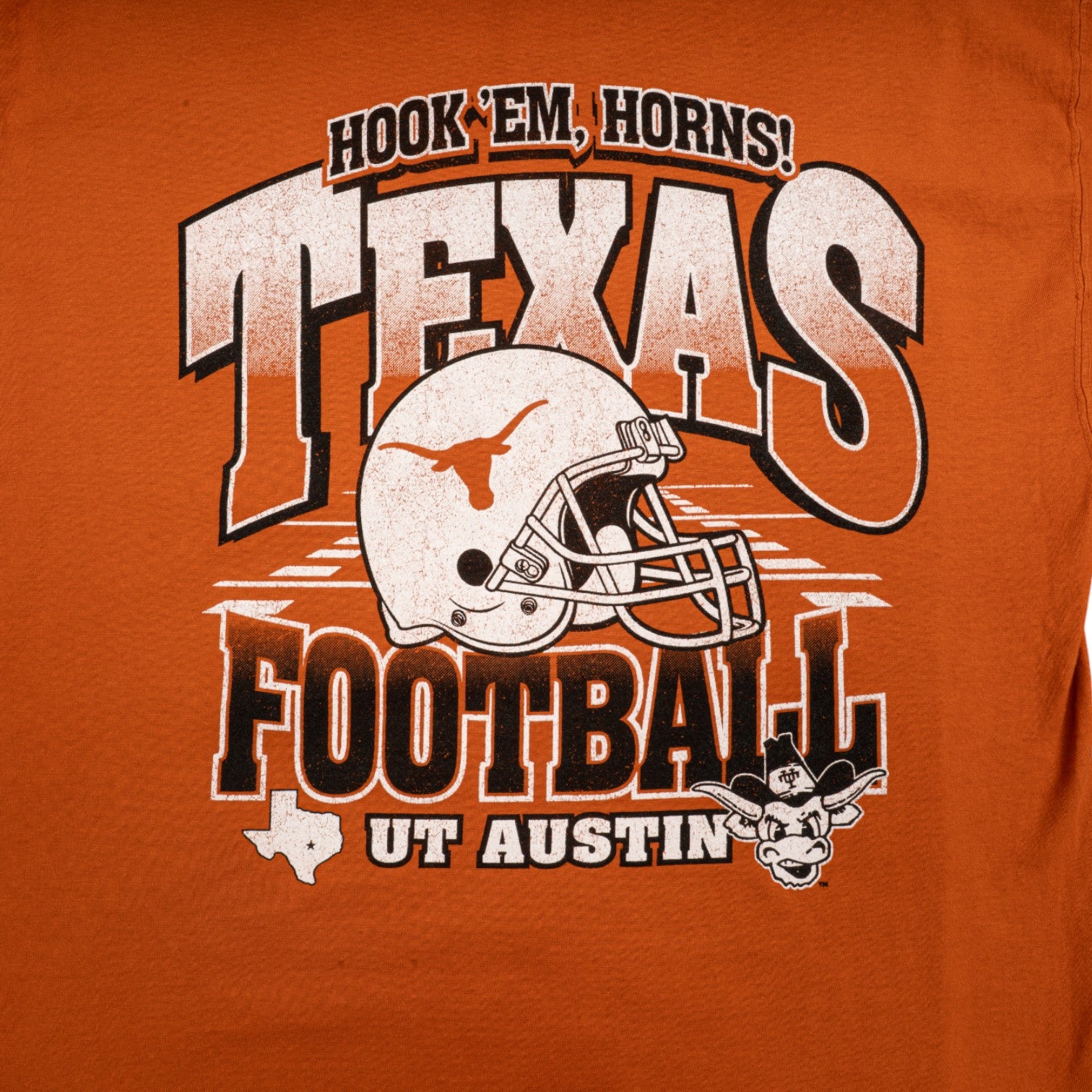 Texas Longhorns Helmet on Field ComfortWash Tee