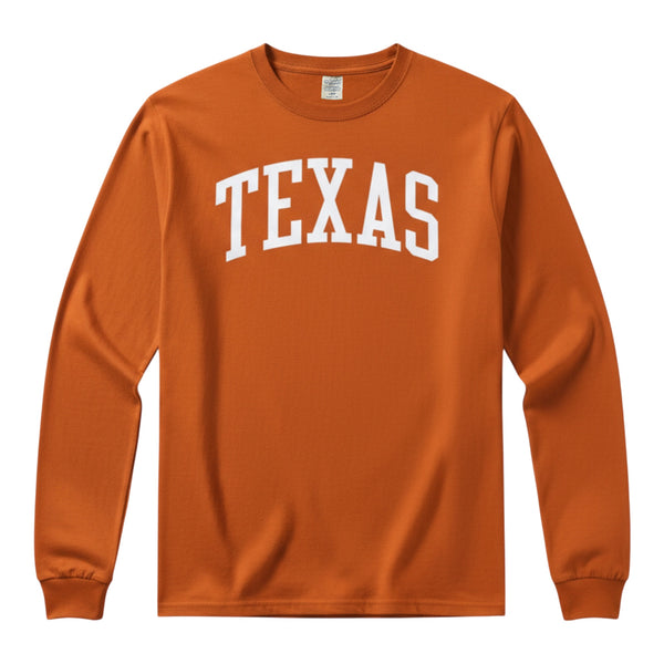 Arched Texas ComfortWash Long Sleeve Tee – University Co-op
