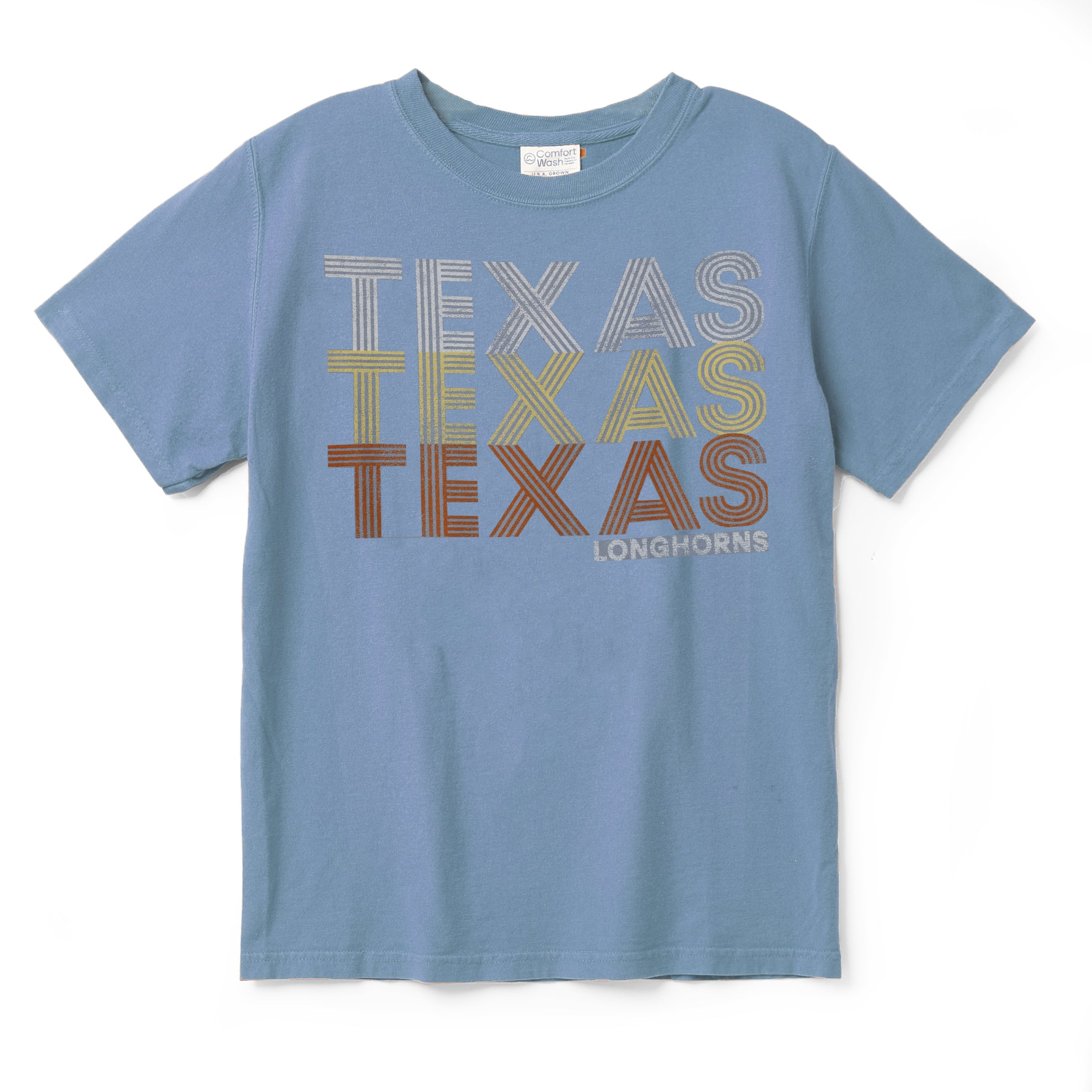 Texas Longhorns Triple Lined ComfortWash Tee