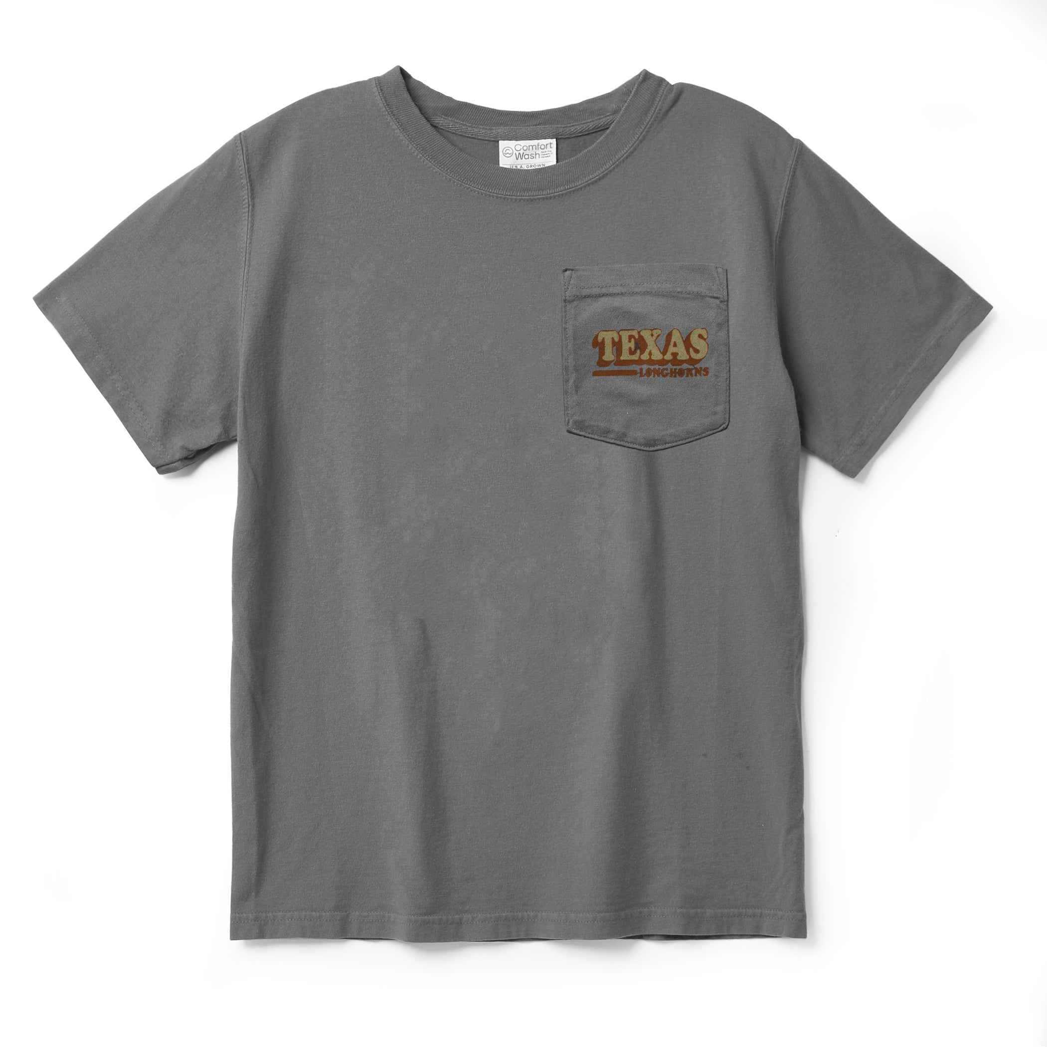 Texas Longhorns Pocket Shadow ComfortWash Tee