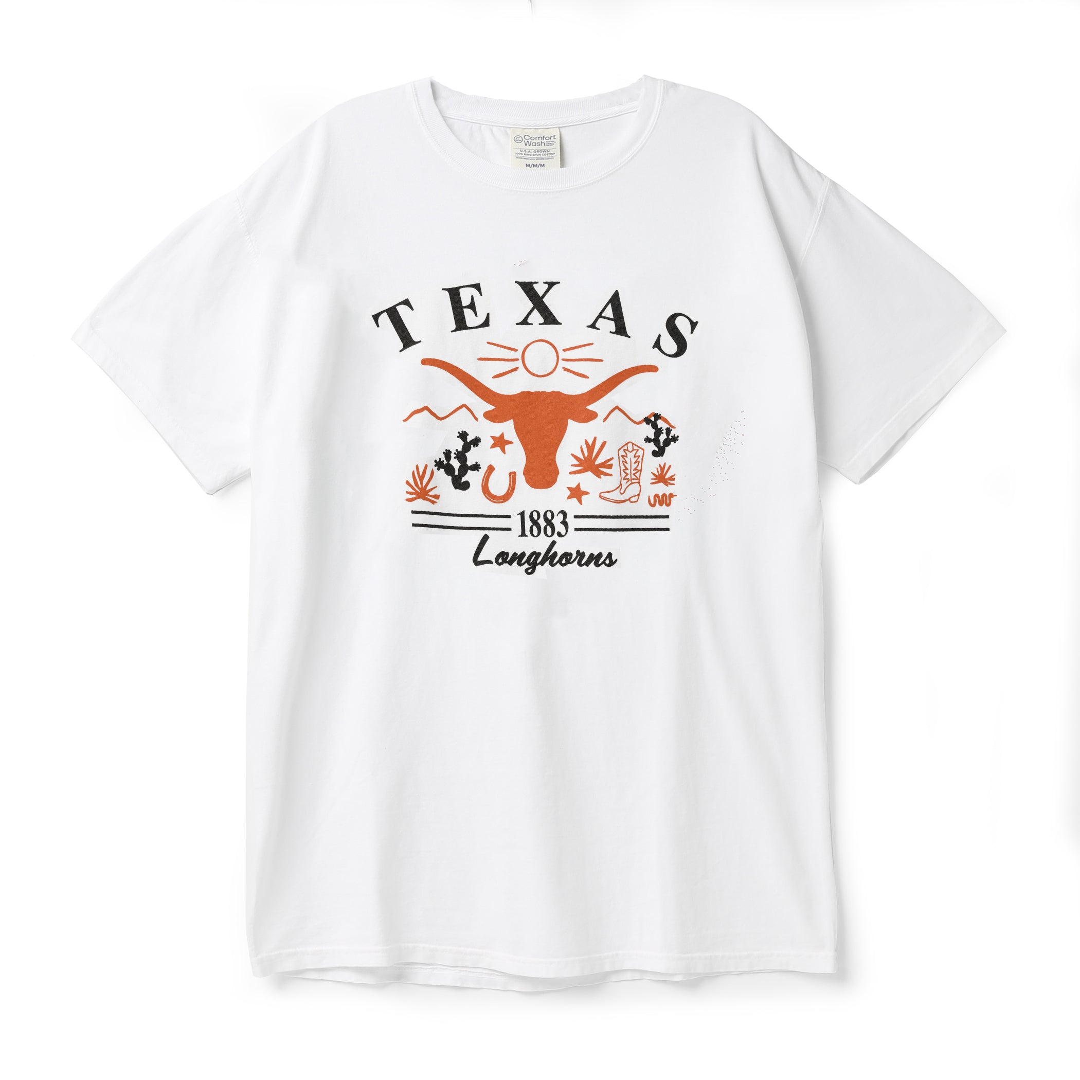 Texas Longhorns Arch over Desert Icons ComfortWash Tee
