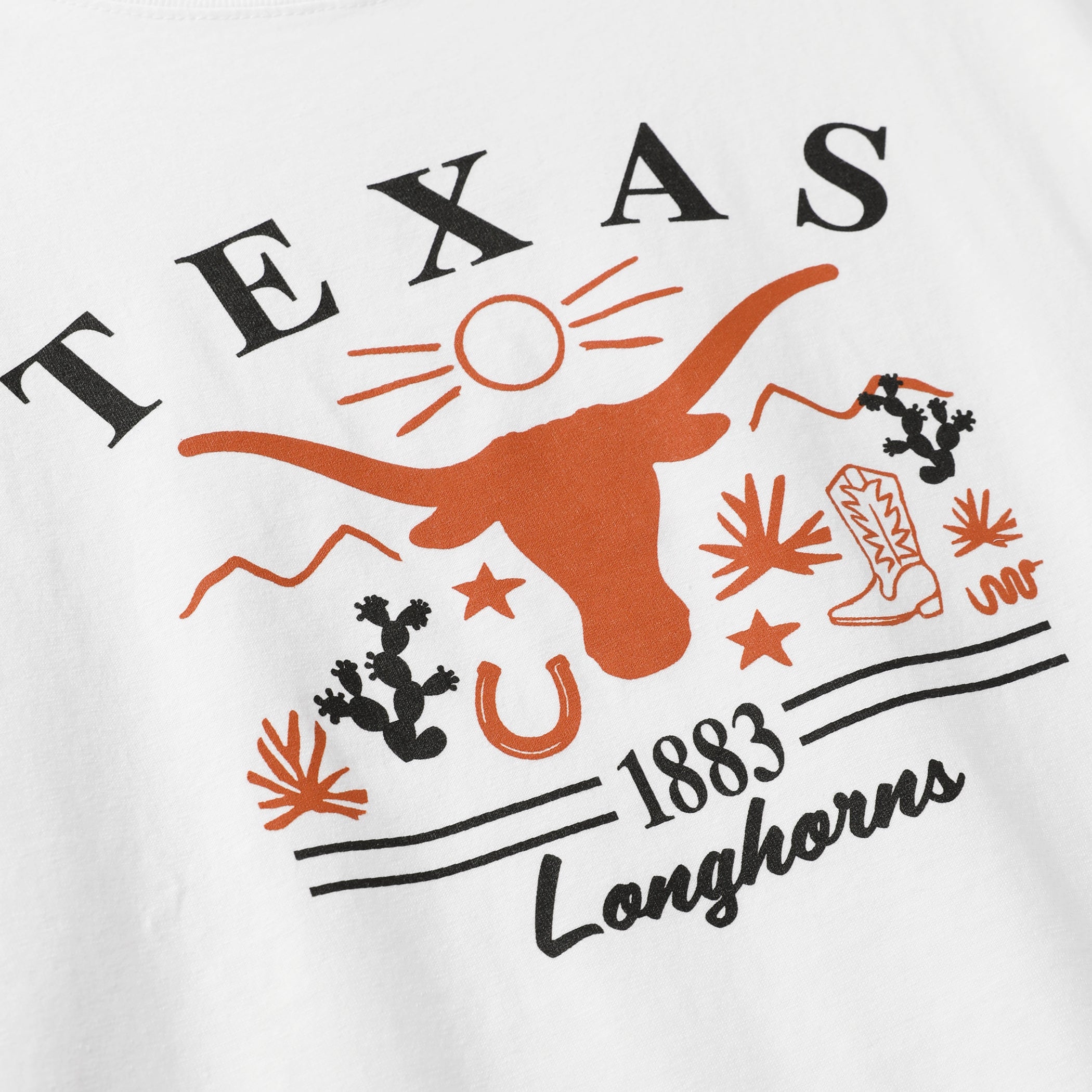 Texas Longhorns Arch over Desert Icons ComfortWash Tee
