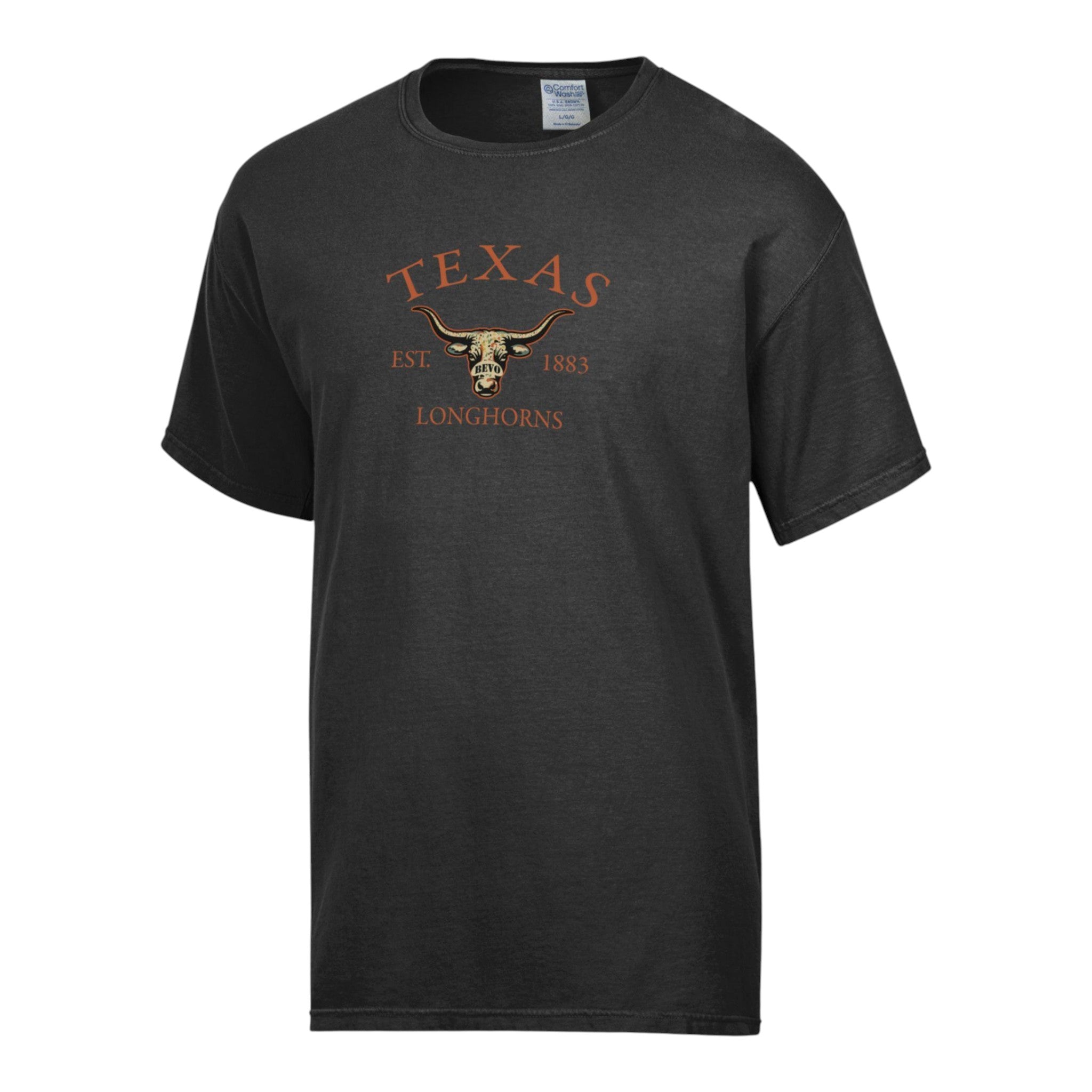 Texas Longhorns Spellout and Bevo ComfortWash Tee