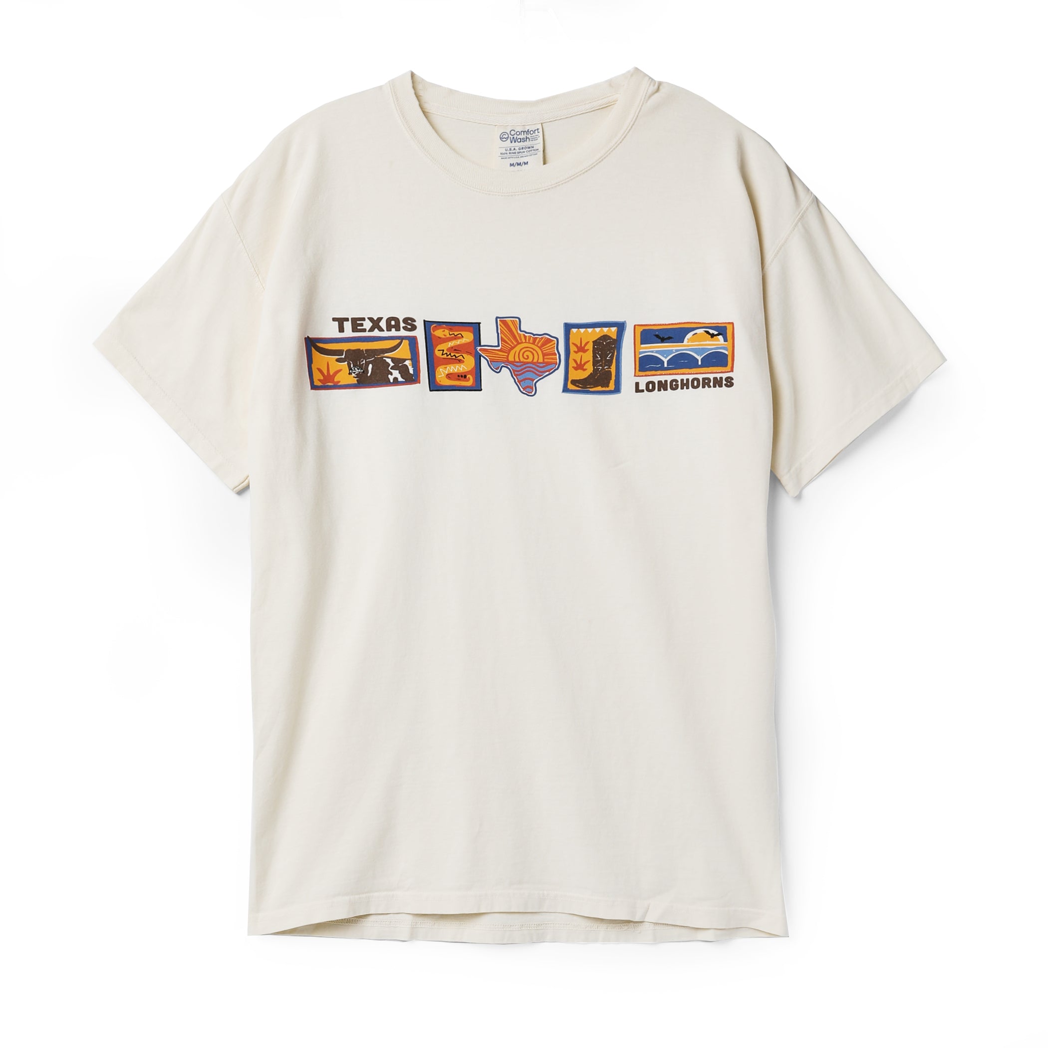 Texas Longhorns Scenic Tiles ComfortWash Tee