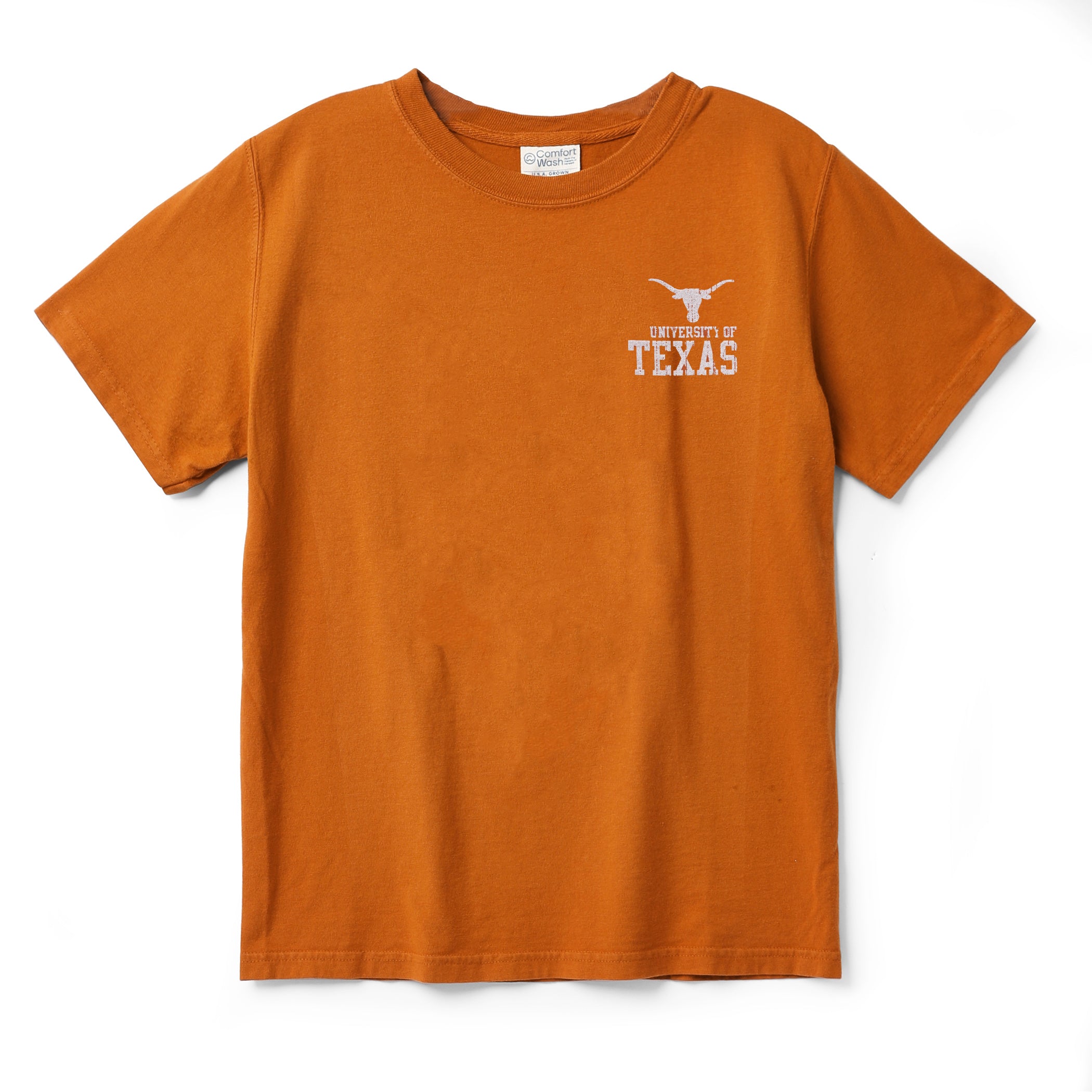Texas Longhorns Top of Tower Front and Back ComfortWash Tee