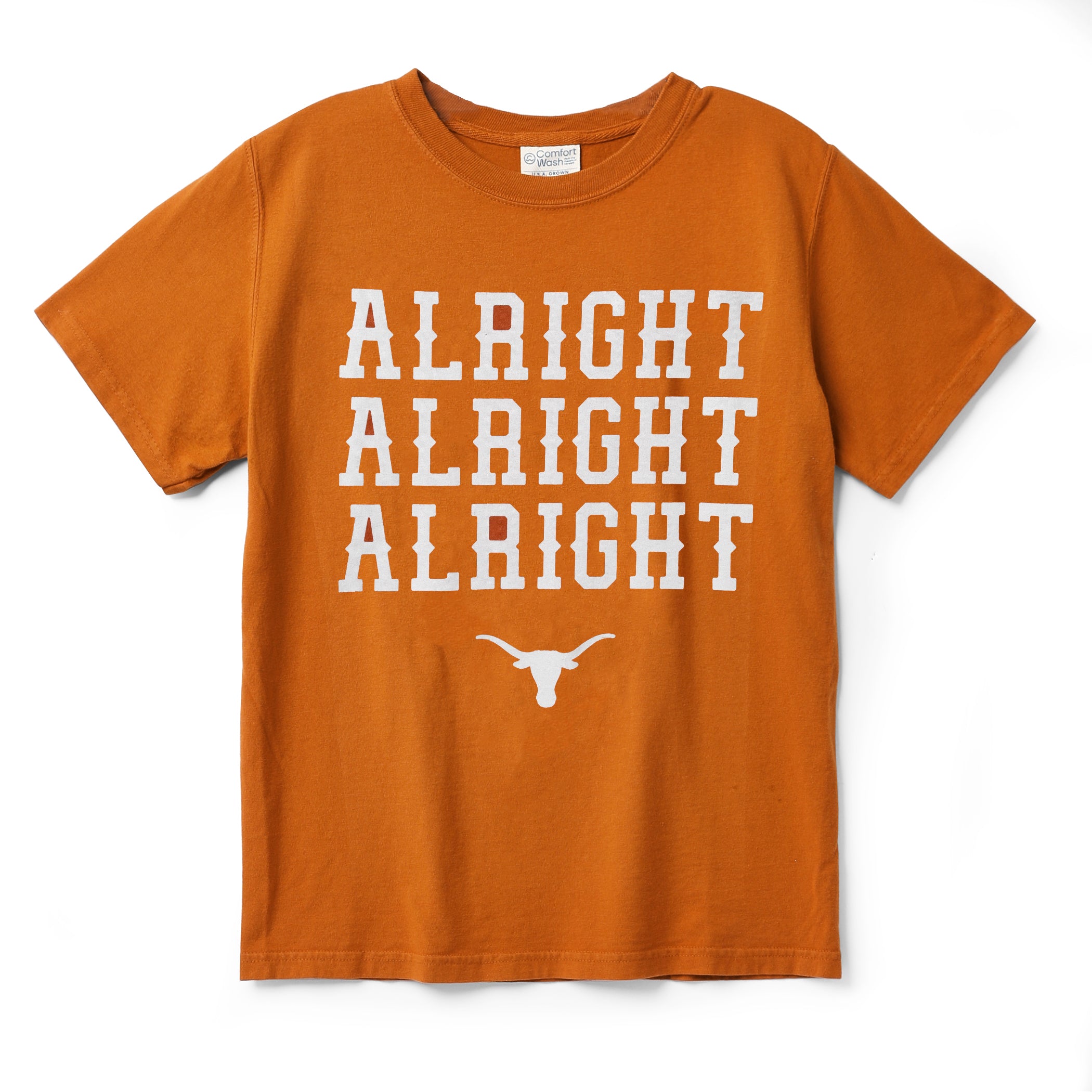 Texas Longhorns Western Alright ComfortWash Tee