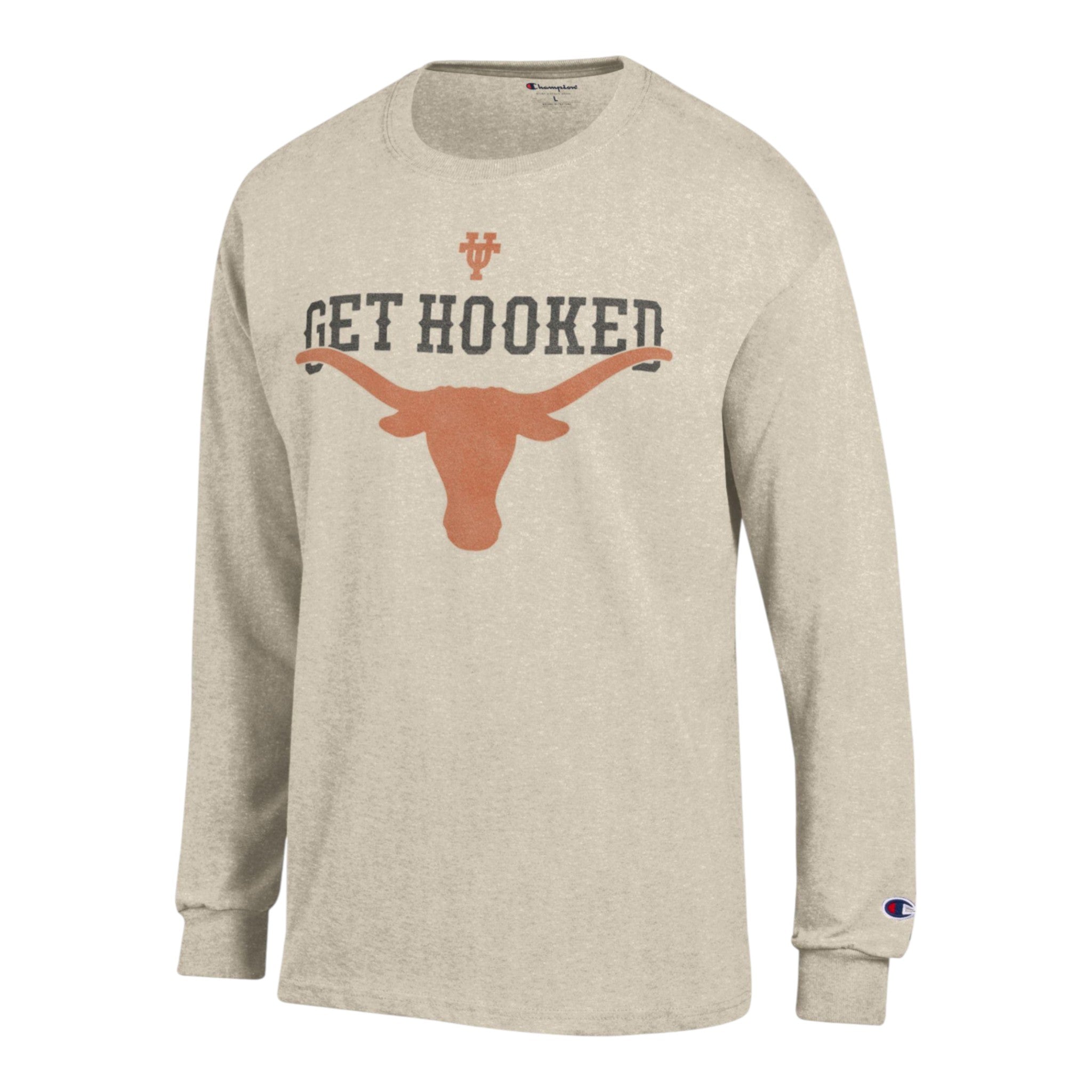 Champion Senate of College Council Get Hooked Bevo Long Sleeve Tee