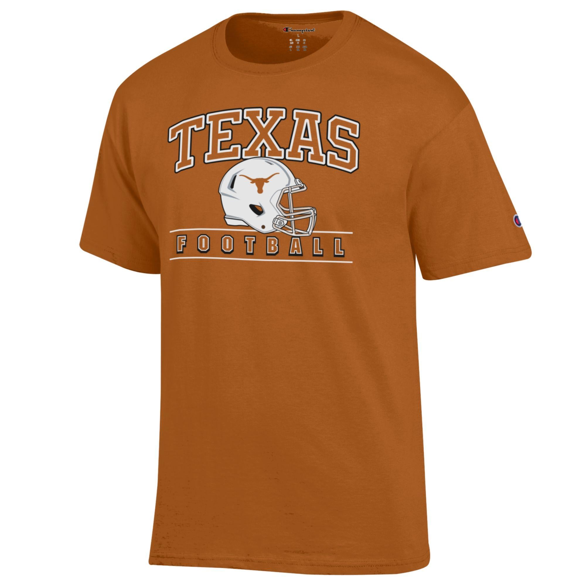 Champion Arch Texas over Longhorn Helmet Tee
